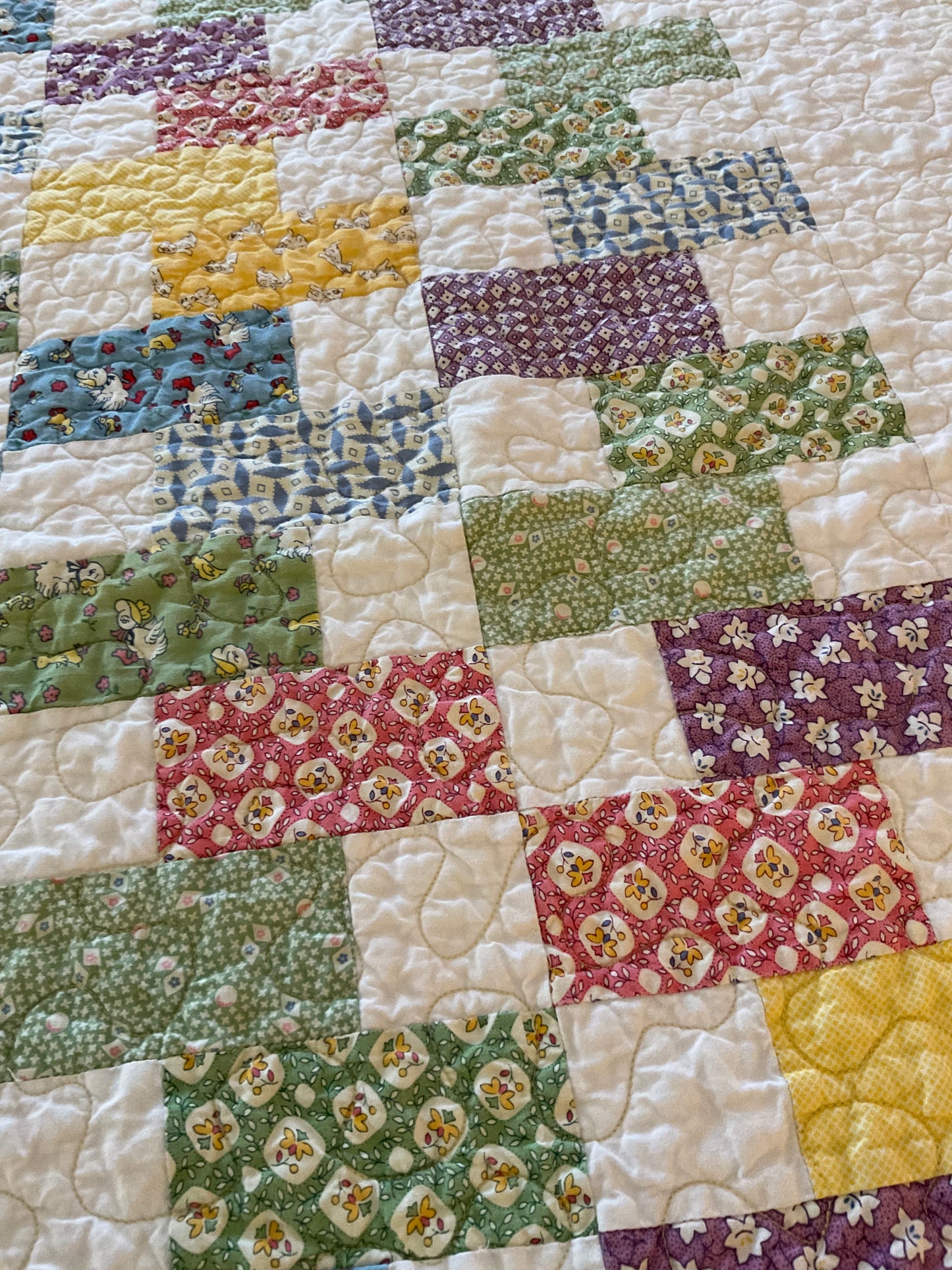 Multi Color Baby Quilt