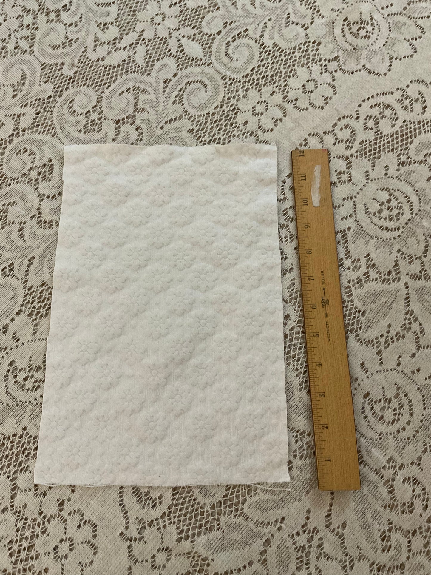 Blue Quilt with Pink flowers, Pink and White - B9