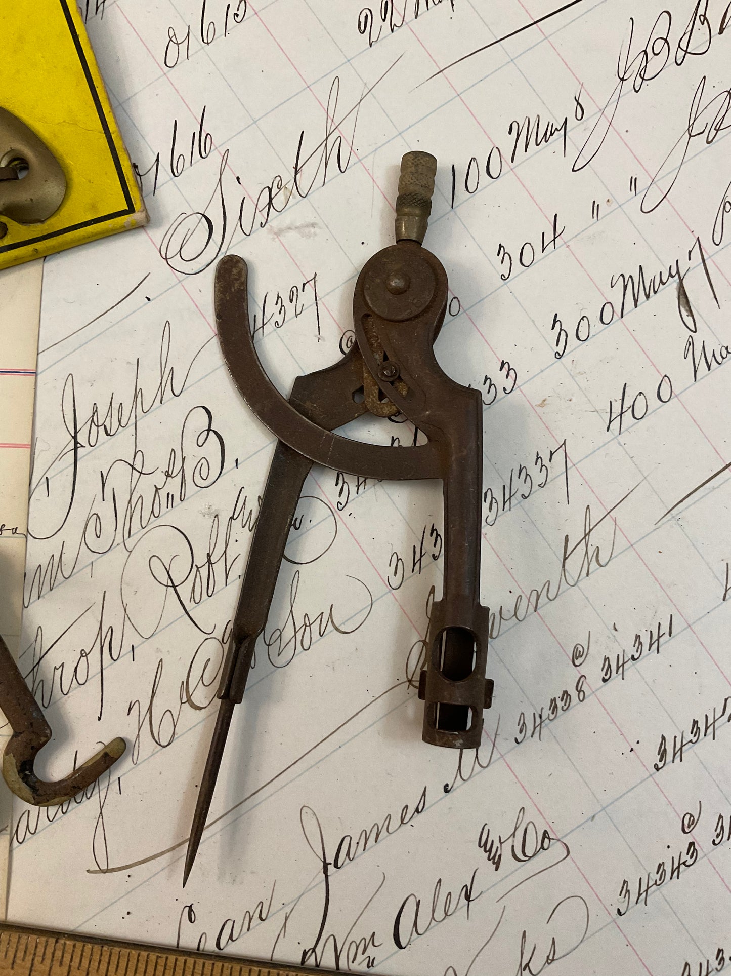 Hooks, Drawer Pull and Compass