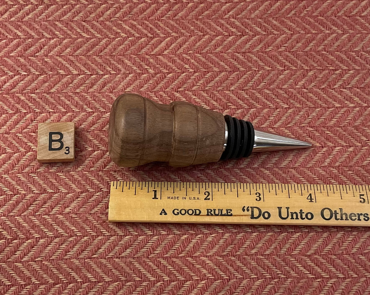 Handcrafted Wooden Wine Stopper
