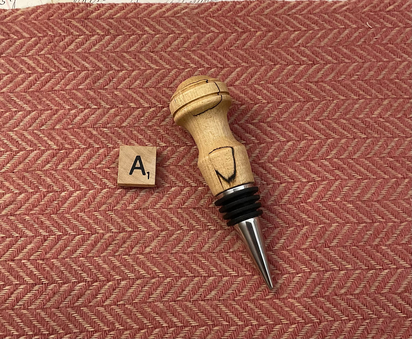 Handcrafted Wooden Wine Stopper