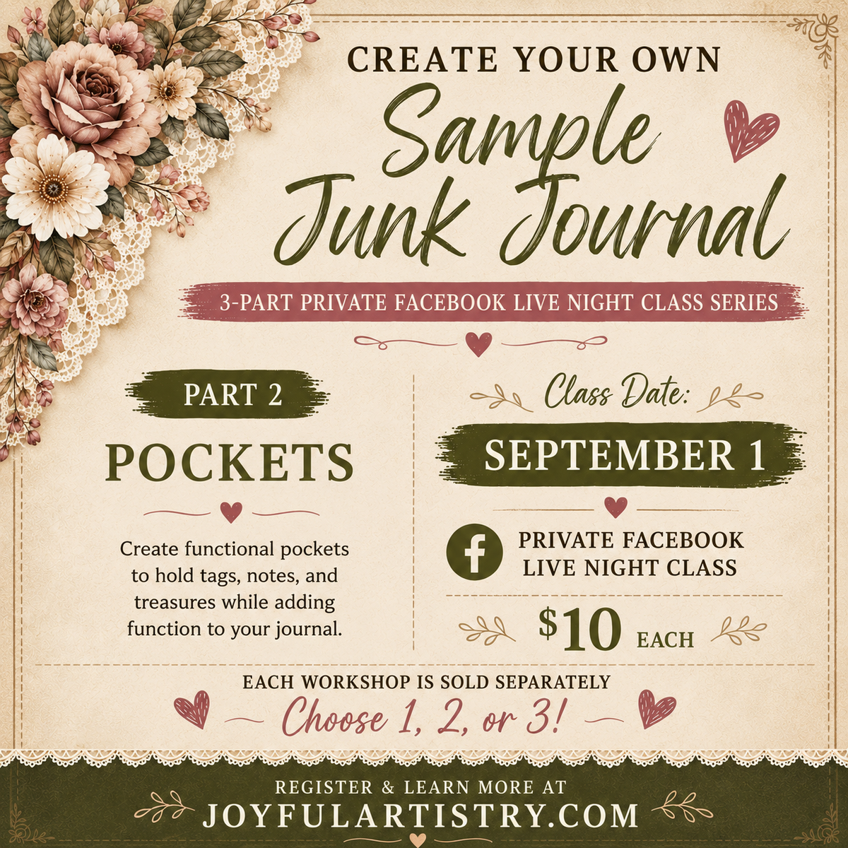 Create Your Own Junk Journal – Part 2: Pockets