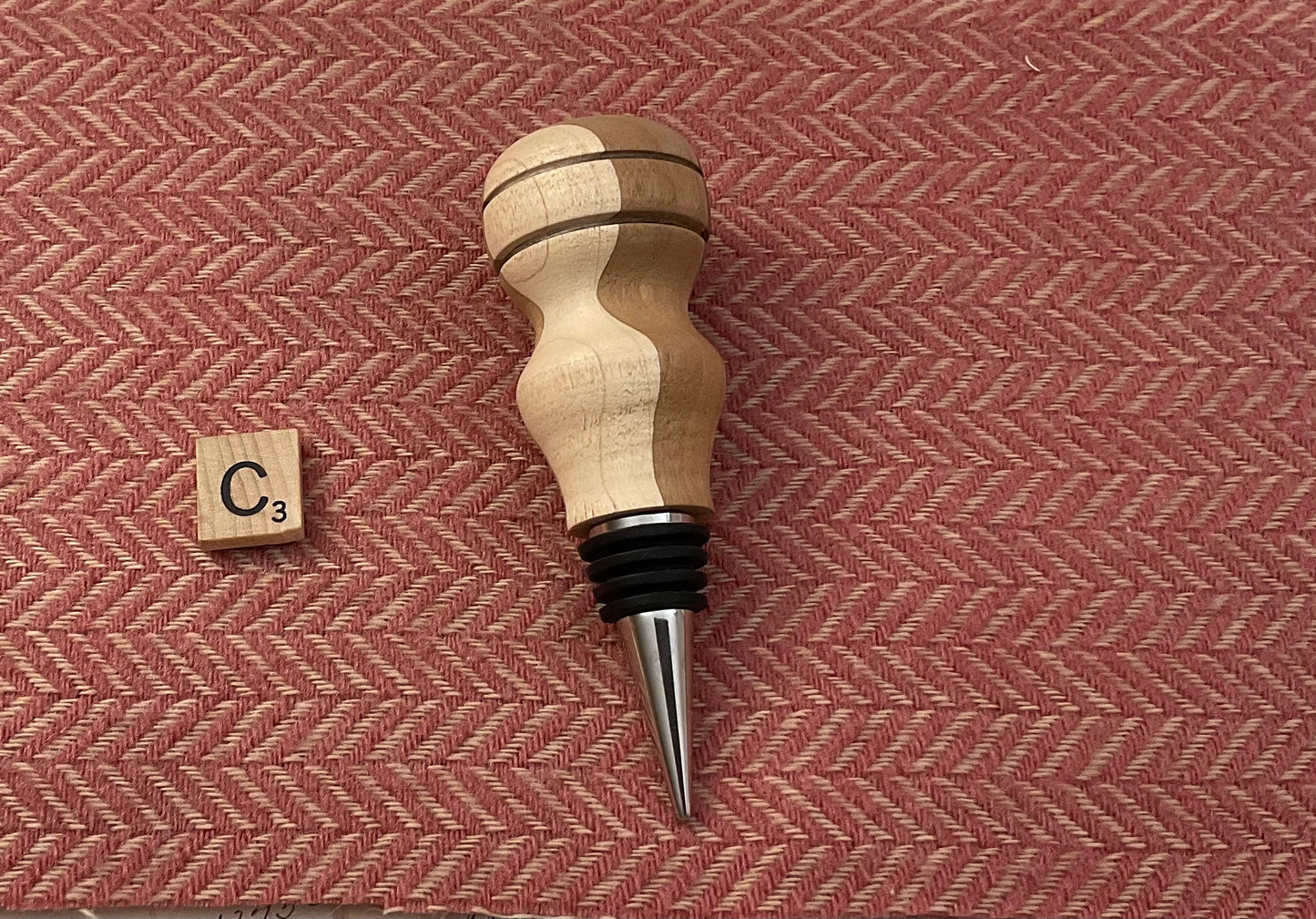 Handcrafted Wooden Wine Stopper