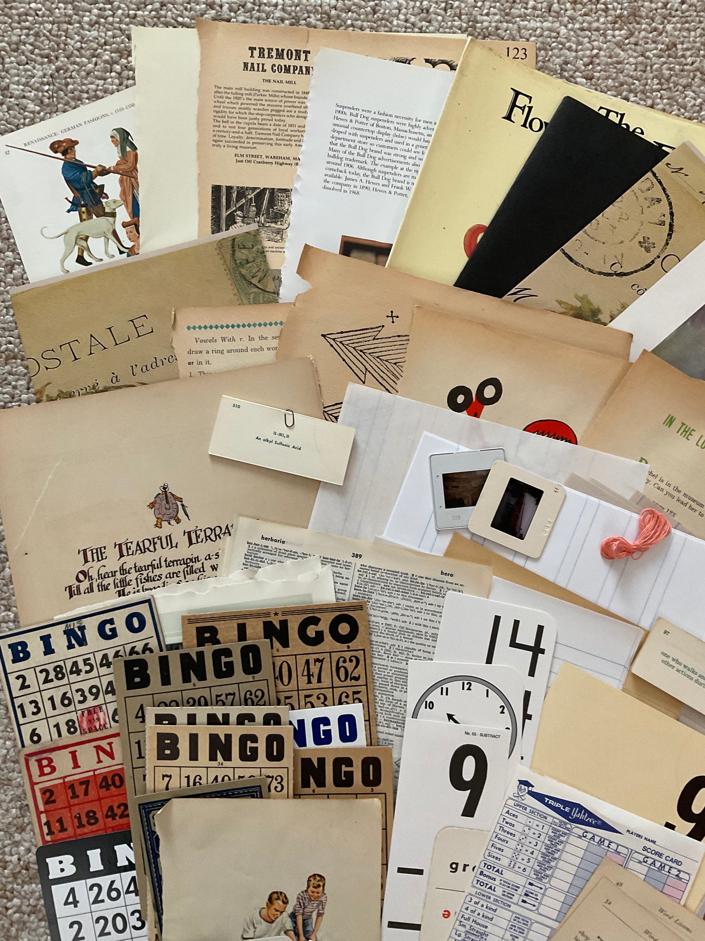 Ephemera bundle 80+ pieces￼