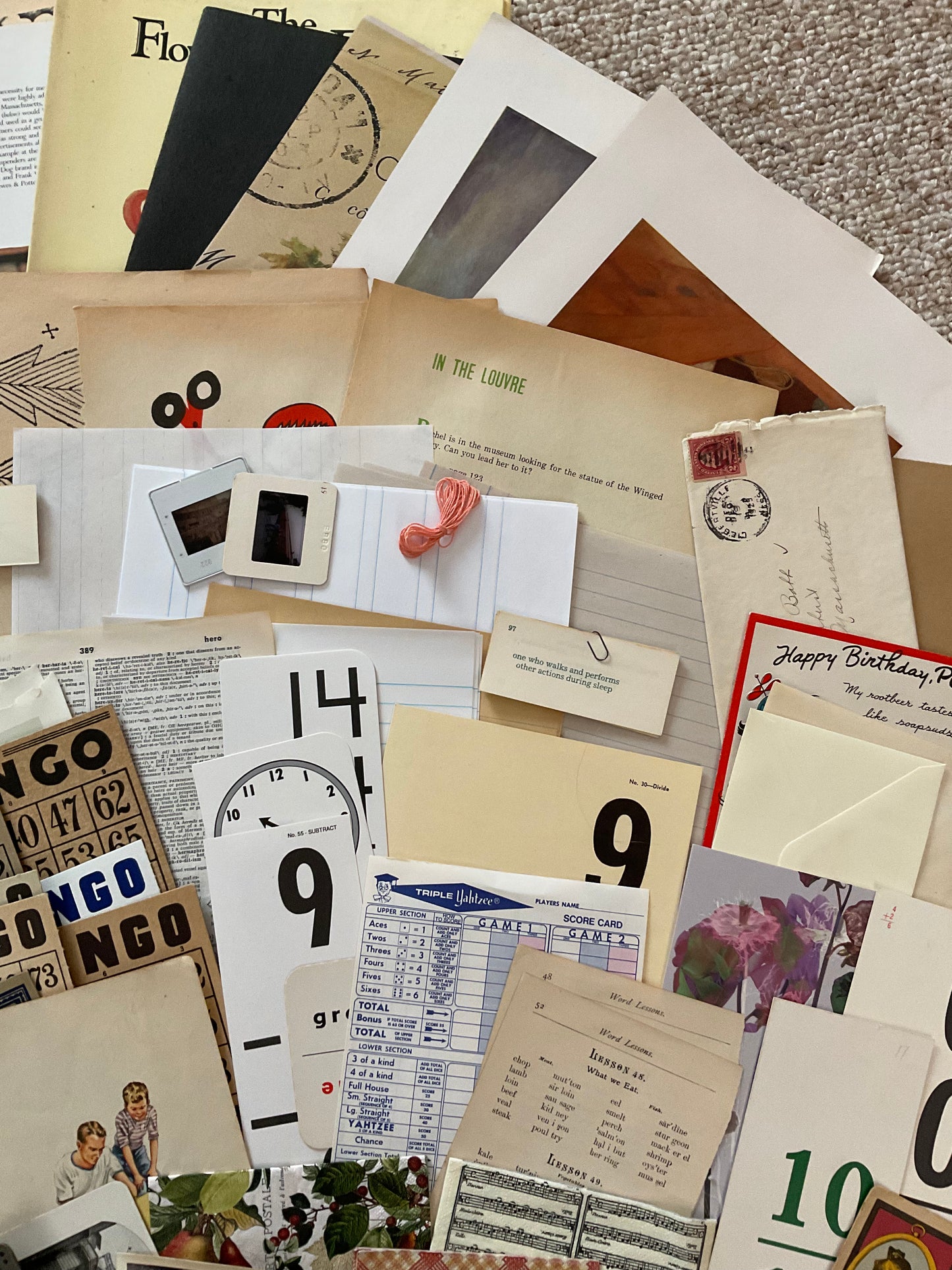 Ephemera bundle 80+ pieces￼