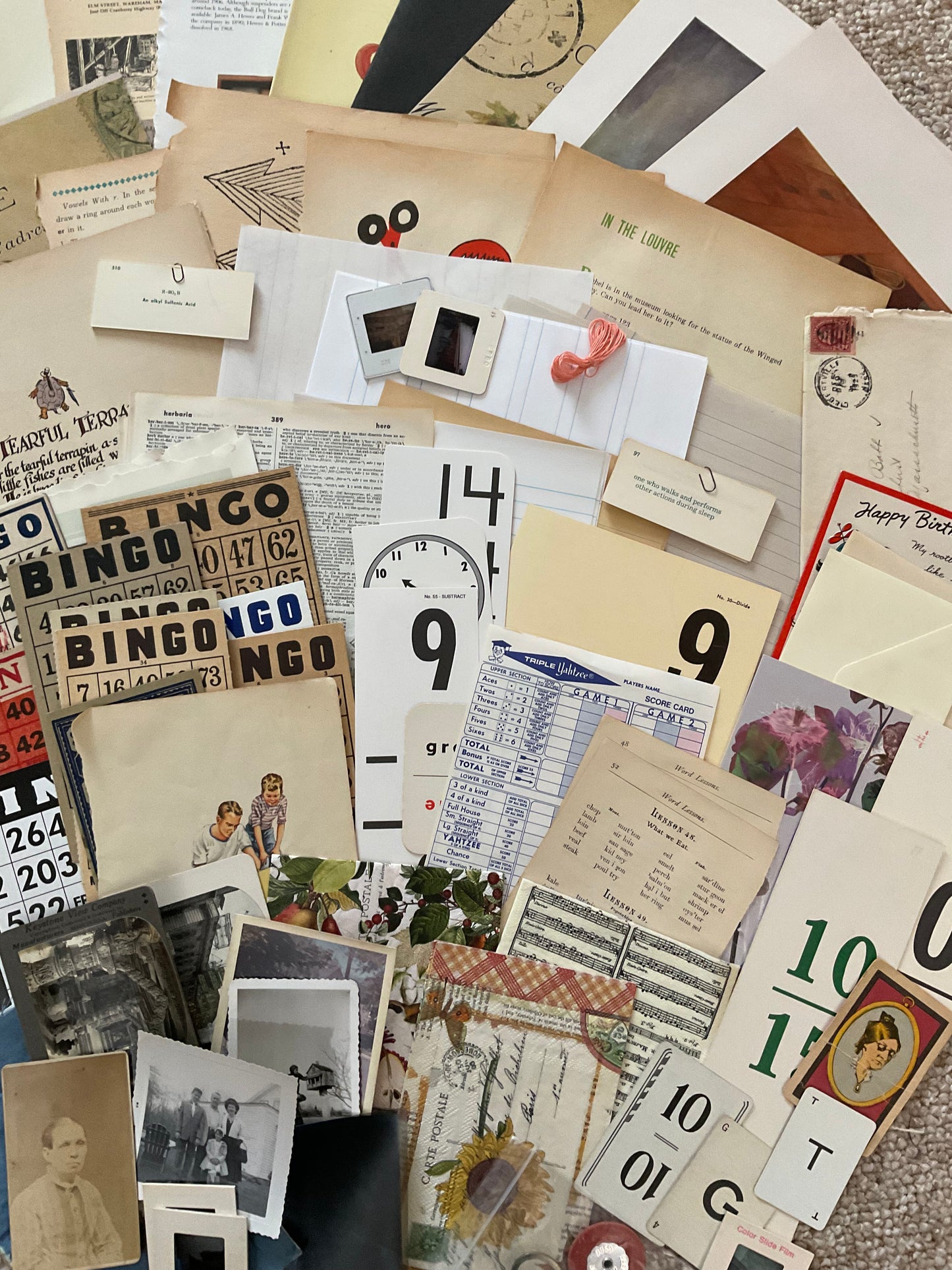 Ephemera bundle 80+ pieces￼