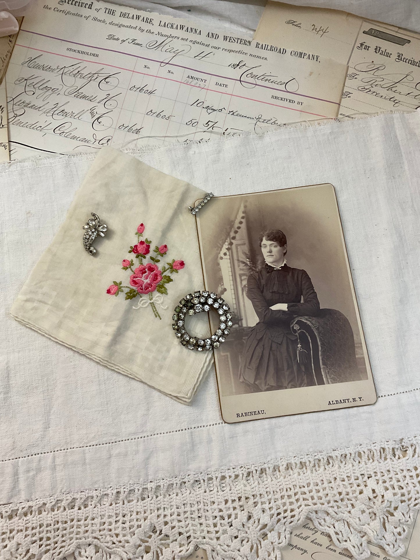 Jewelry with Cabinet Card – clear