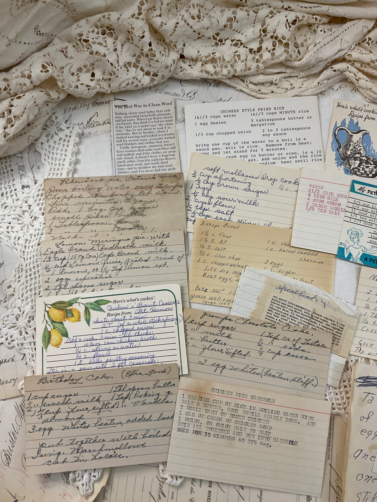 Recipes and Recipe cards