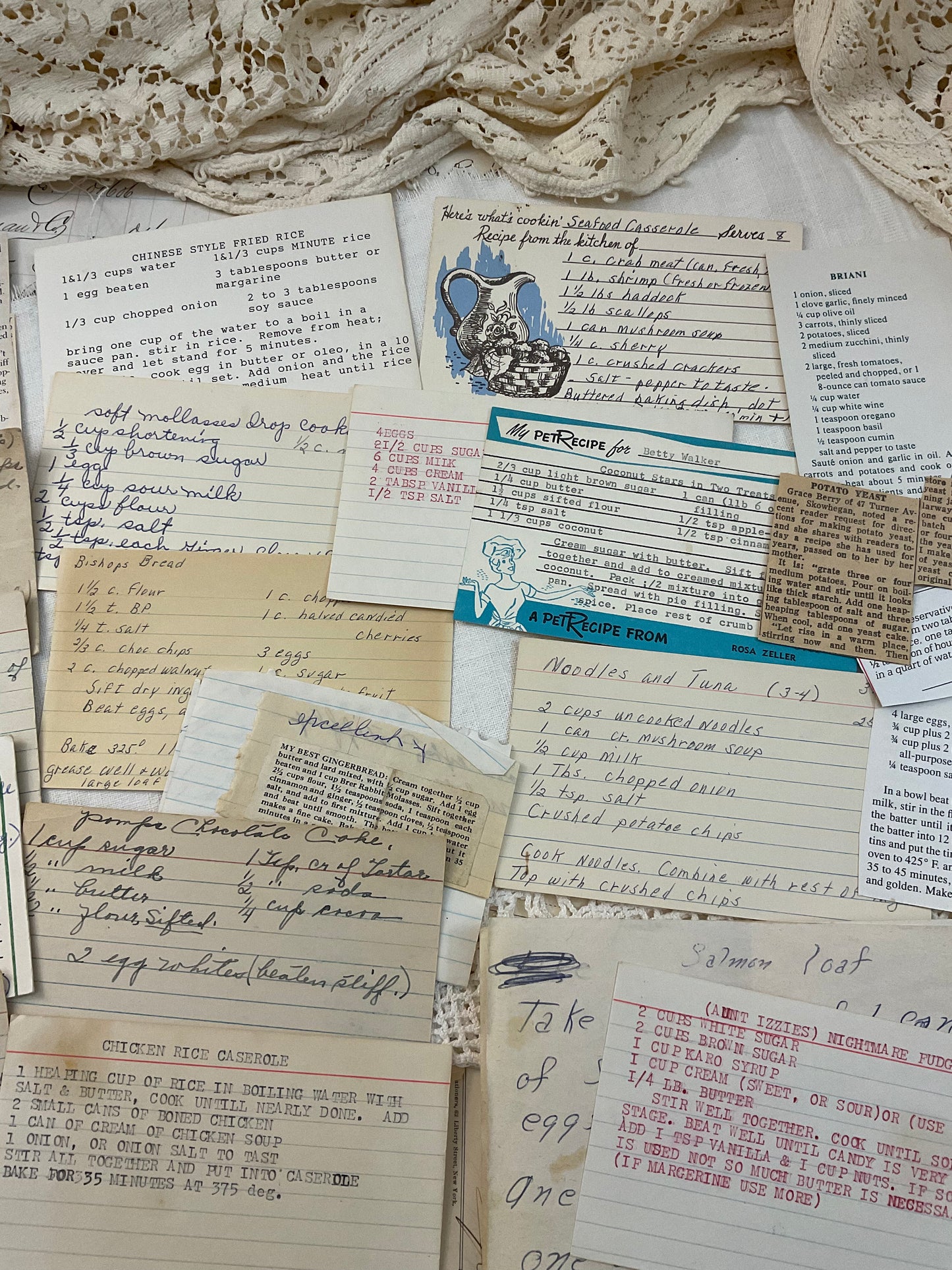 Recipes and Recipe cards