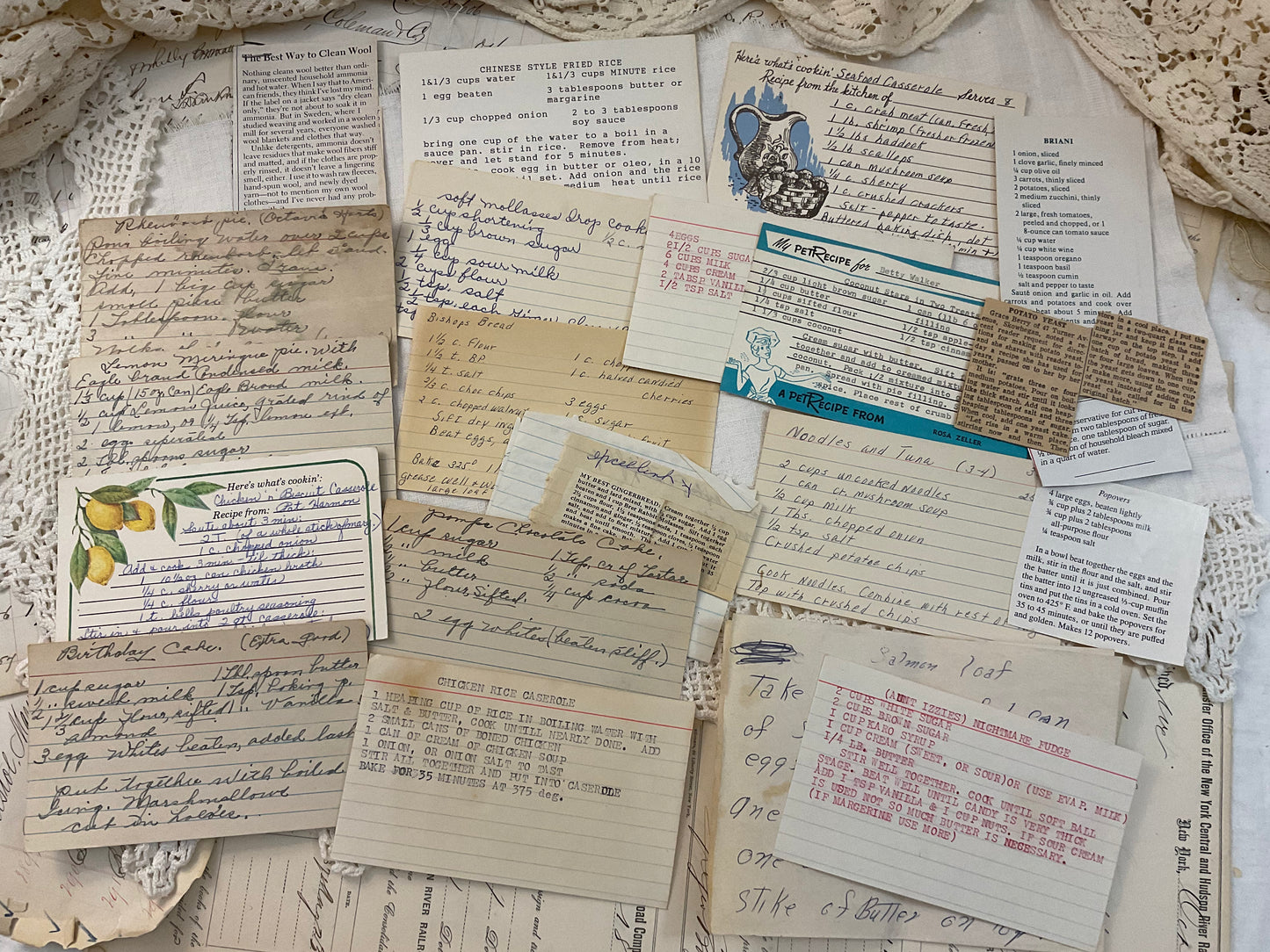 Recipes and Recipe cards