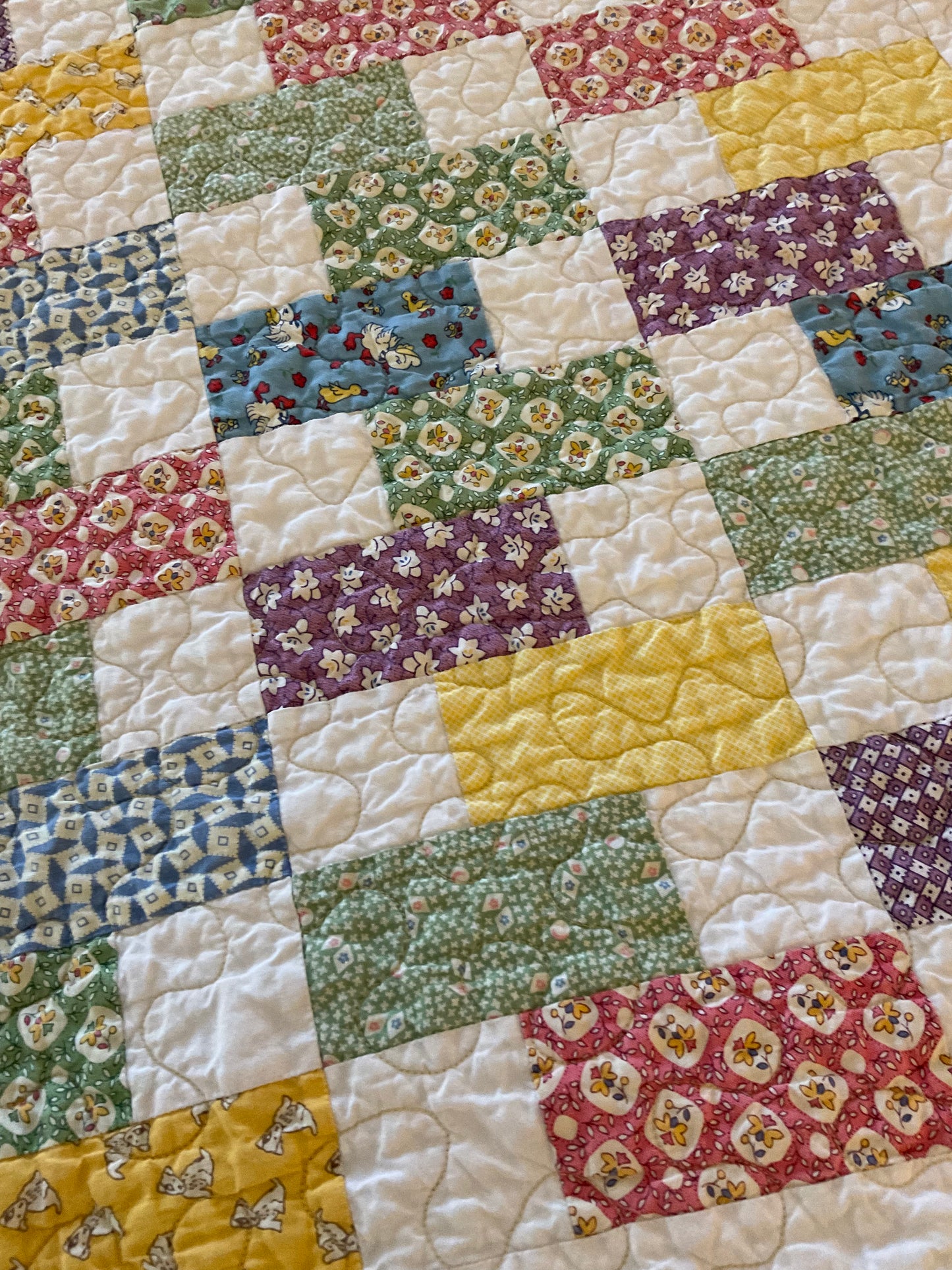 Multi Color Baby Quilt