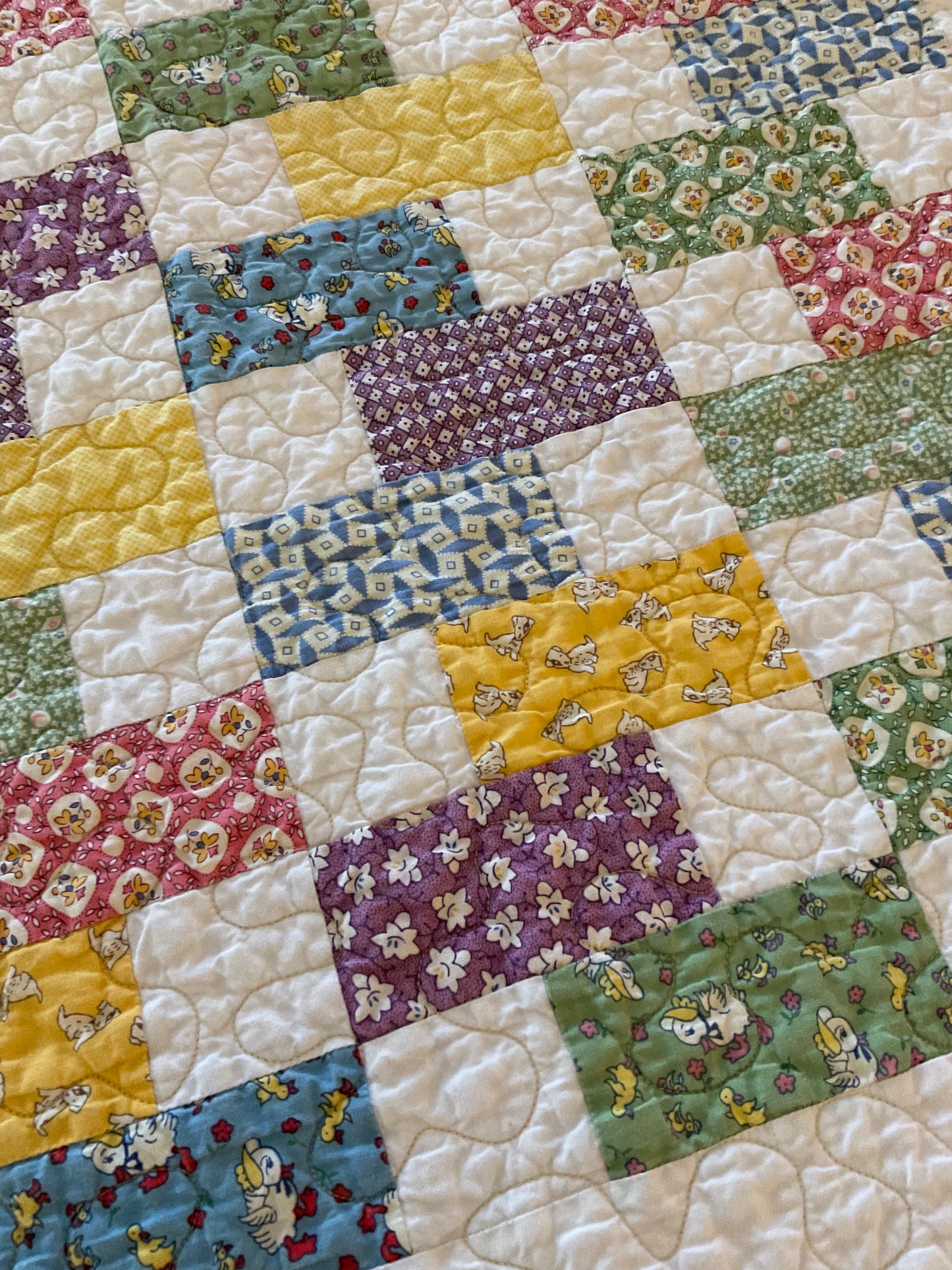 Multi Color Baby Quilt