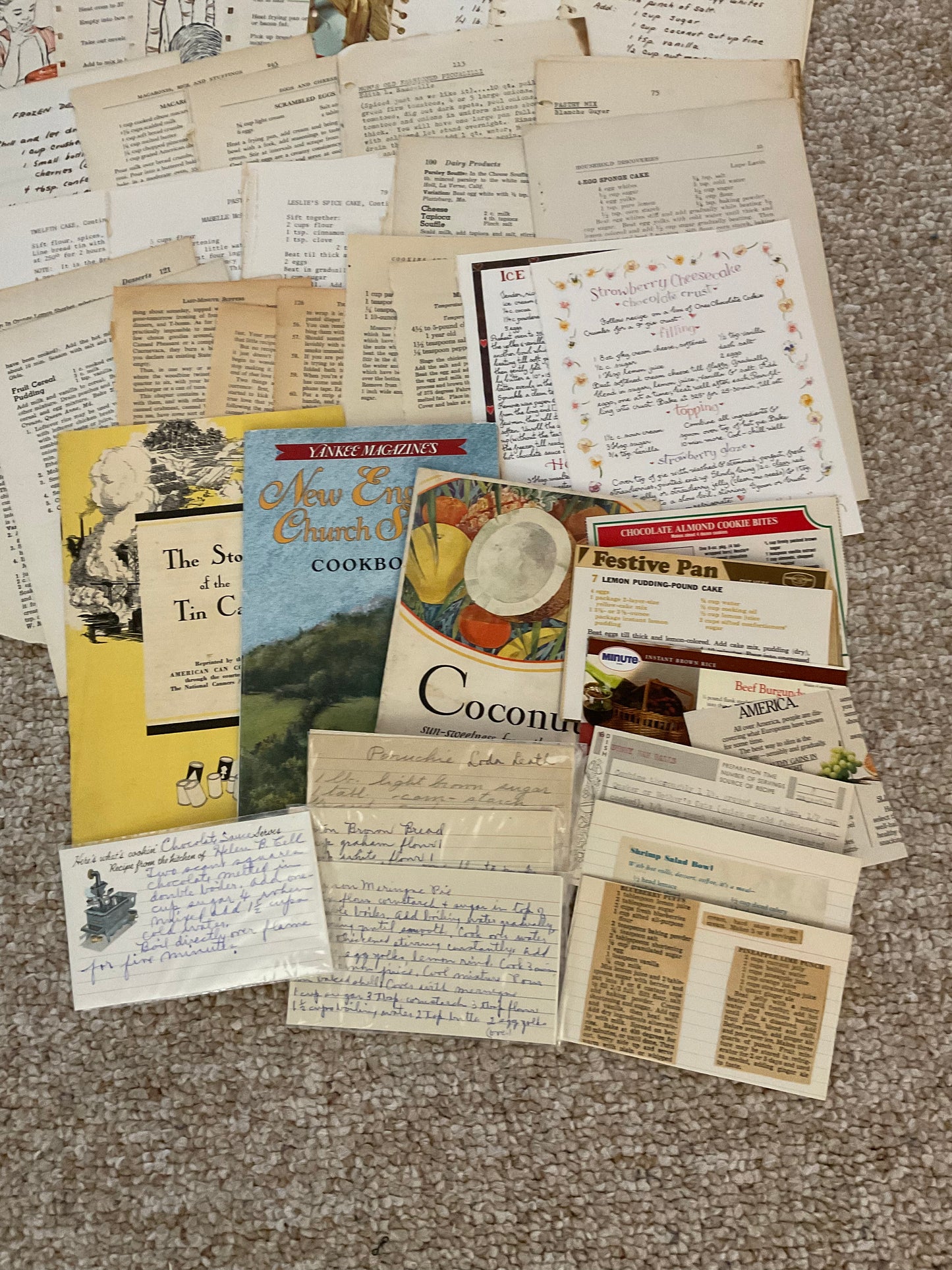 Recipe Book Ephemera Pack