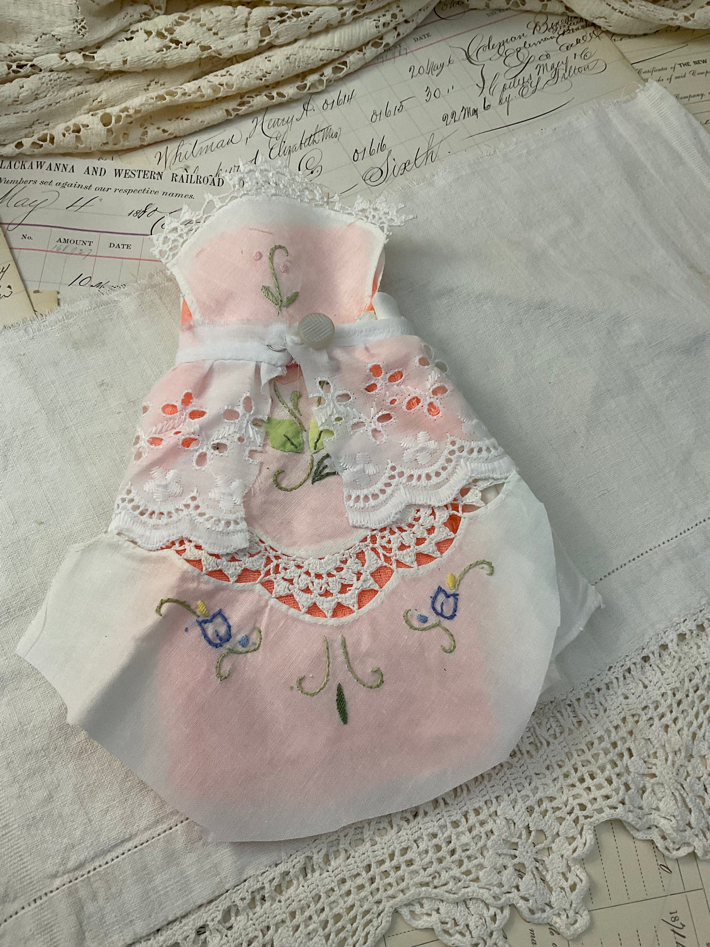 Peach and Floral linen Bundle