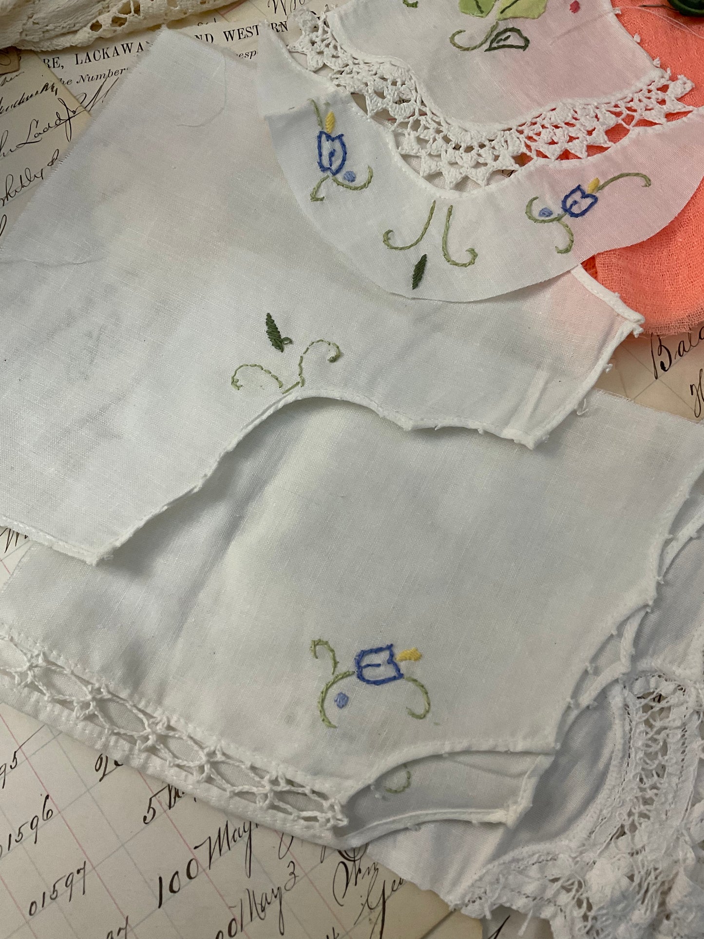Peach and Floral linen Bundle