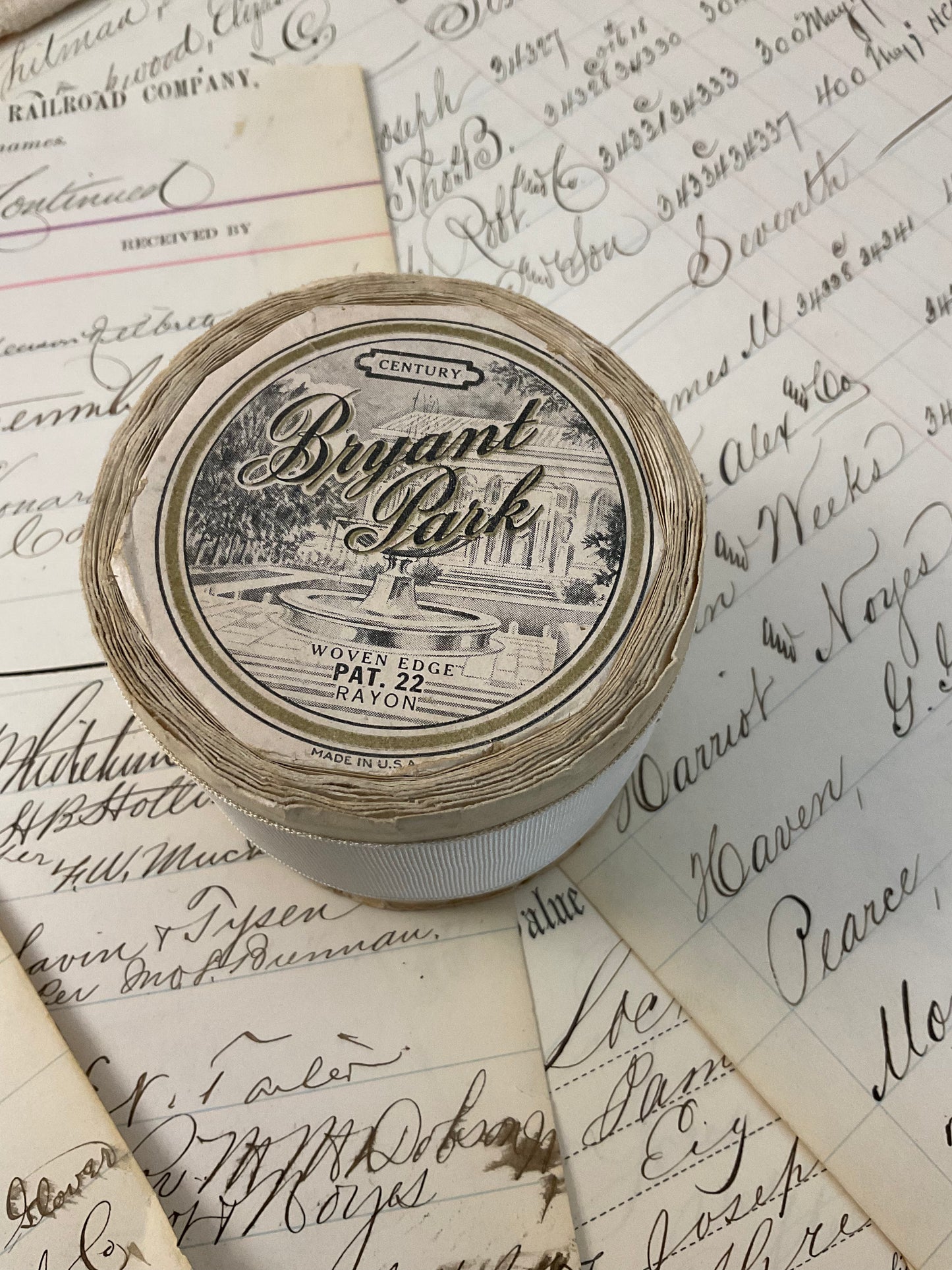 Bryant Park Woven Edge Ribbon