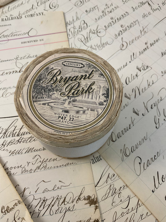 Bryant Park Woven Edge Ribbon