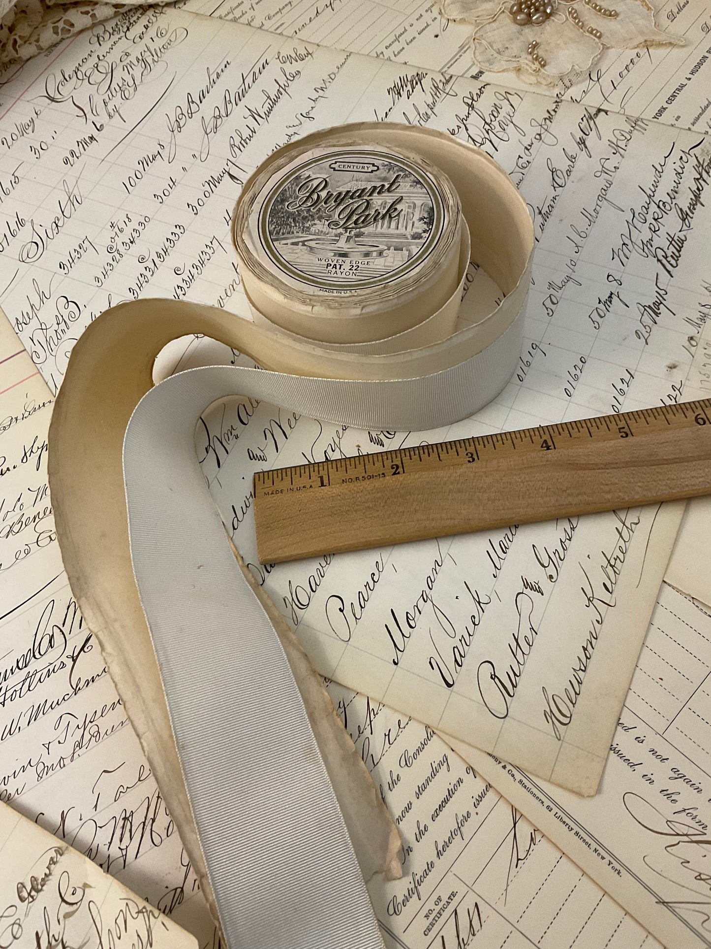 Bryant Park Woven Edge Ribbon