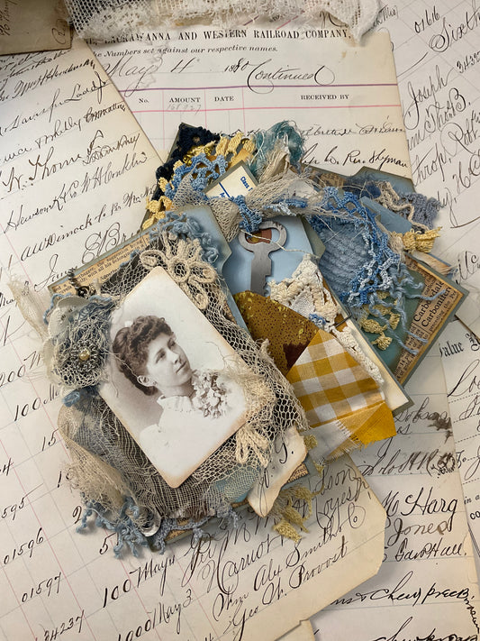 Blue Tab Flip Journal