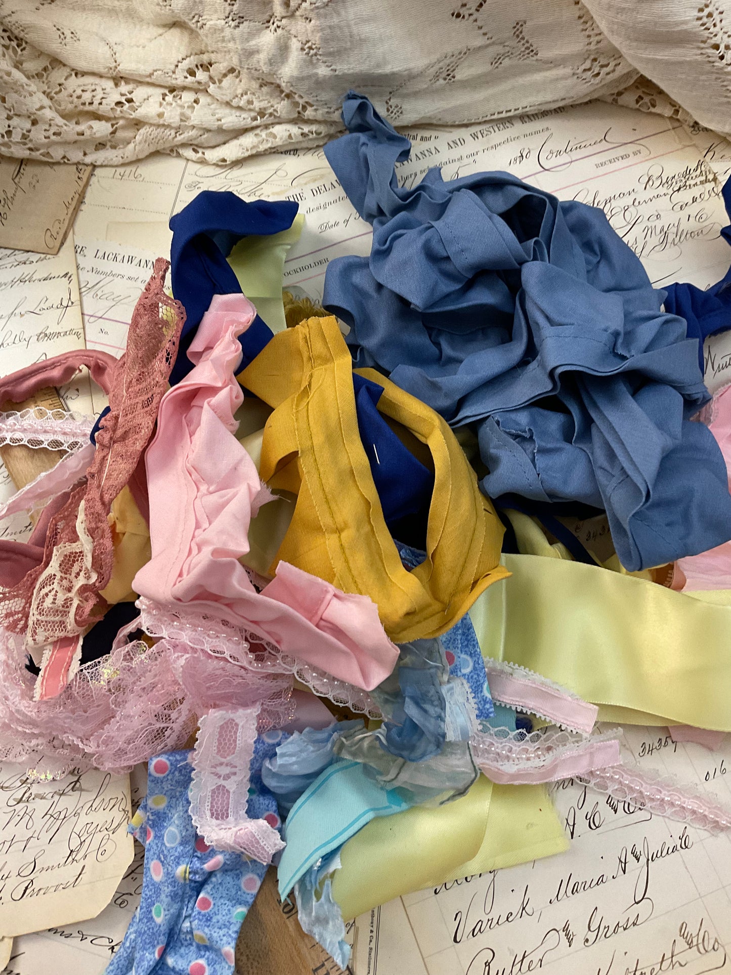 Snippet Bundle - Pink Blue and Yellow