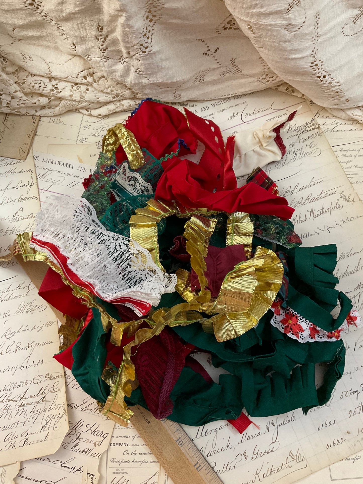 Snippet Pack - Red, Green and Gold
