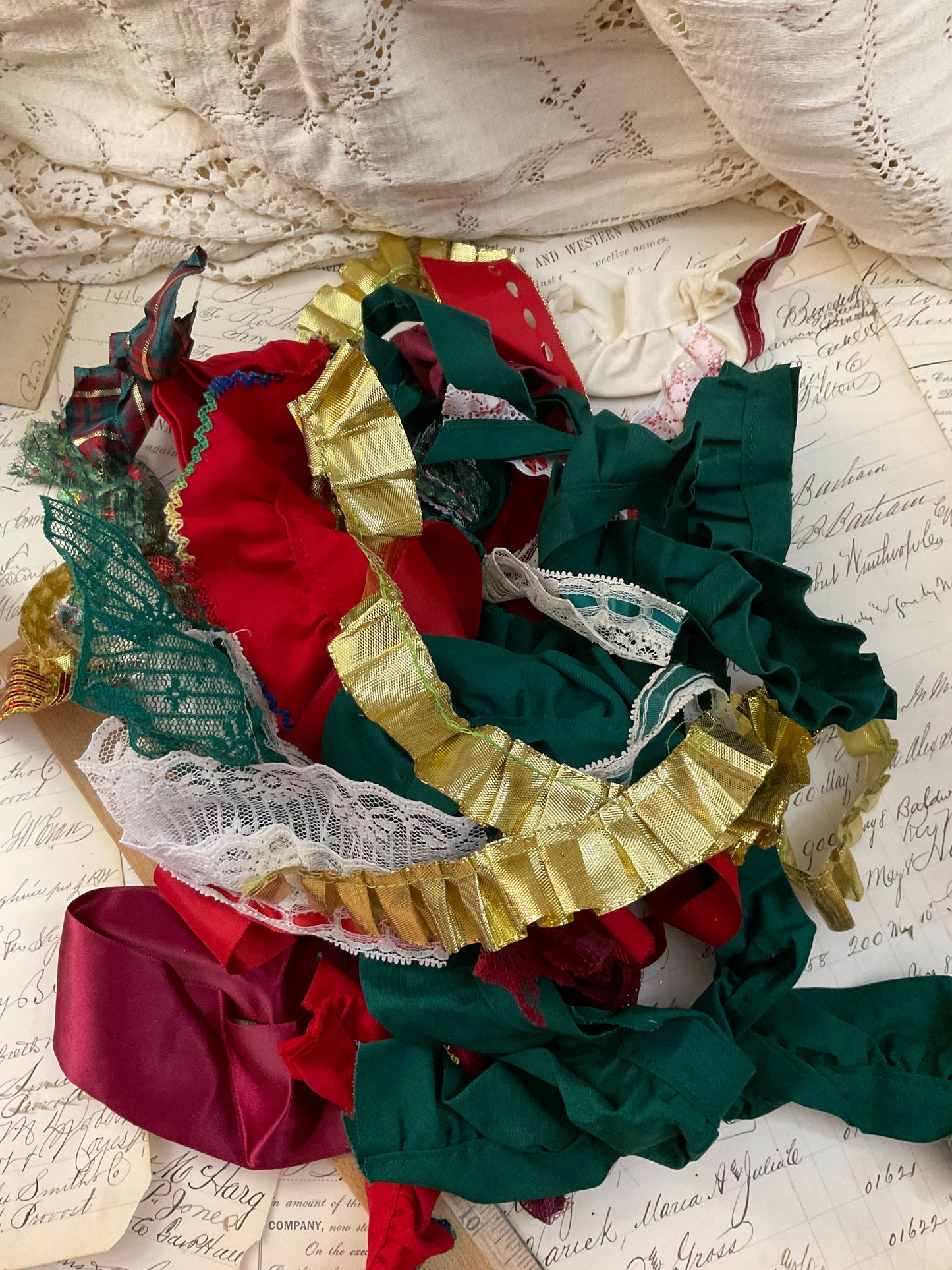 Snippet Pack - Red, Green and Gold