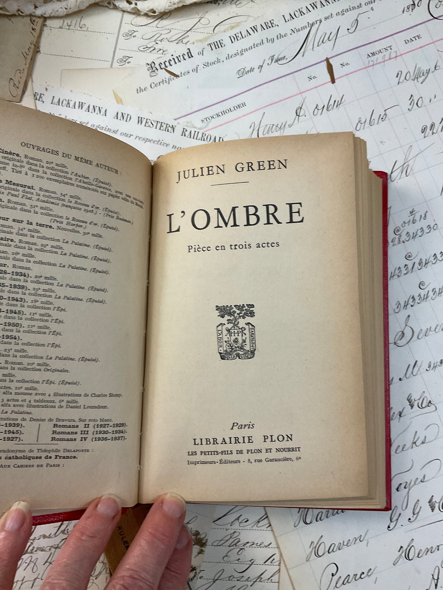 L’Ombre - a French Play (The Shadow)