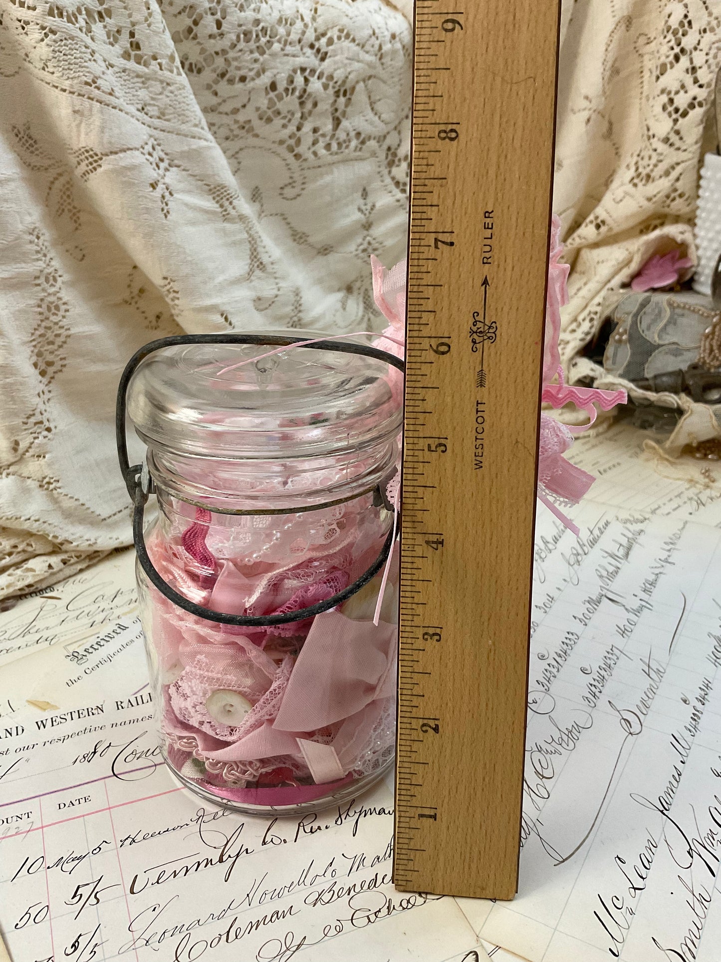 Pink snippet jar