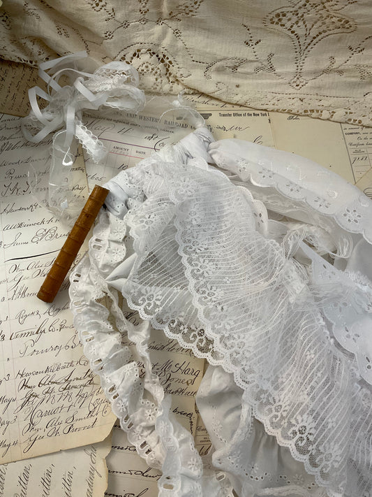 White Lace on a Spool piece