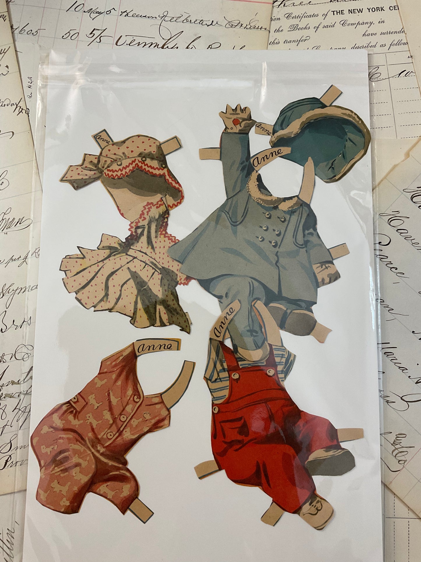 Individual Paper Dolls -Group A