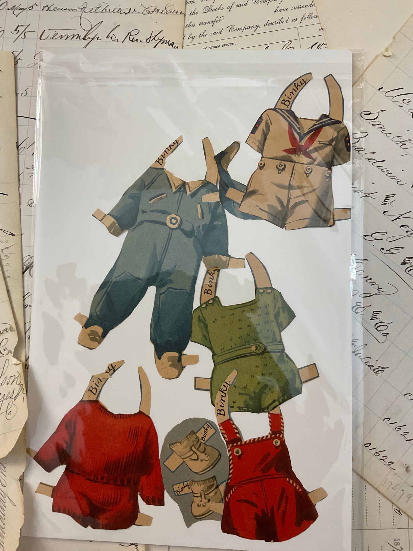 Individual Paper Dolls -Group A