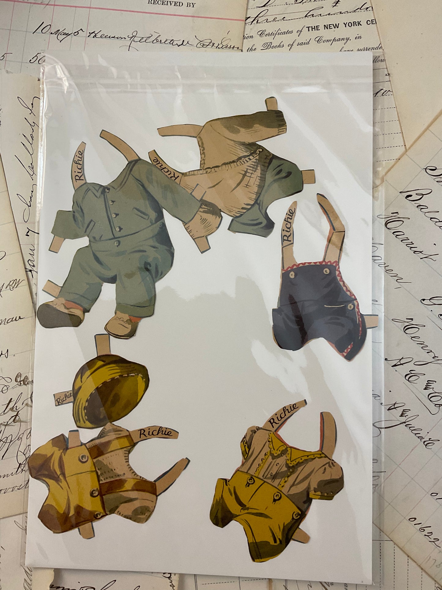 Individual Paper Dolls -Group A