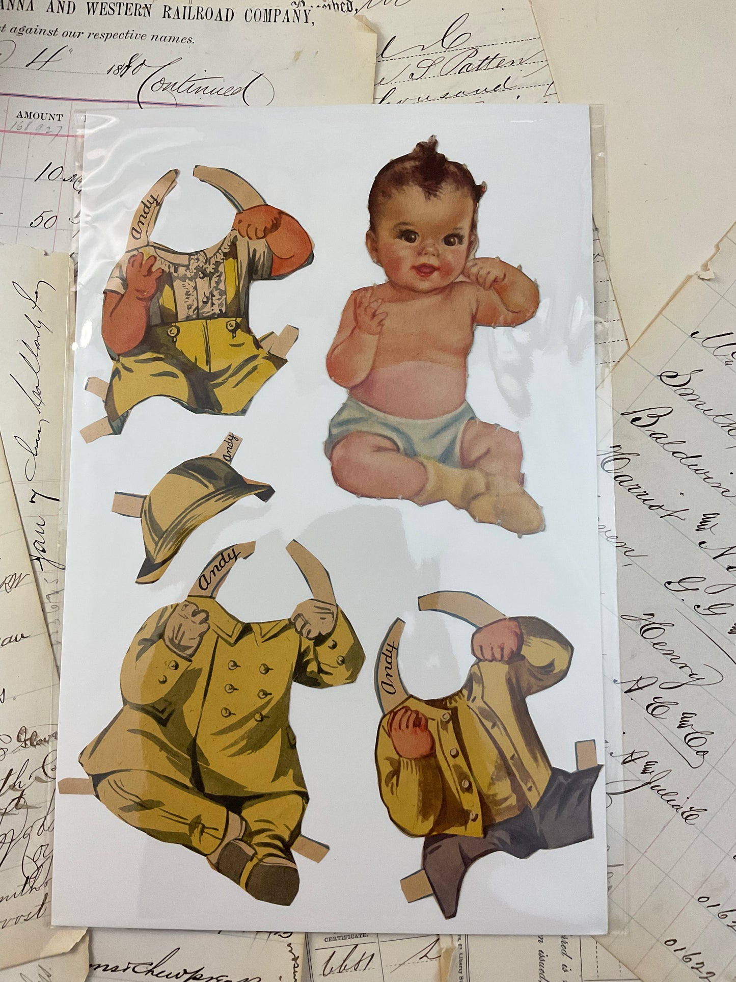 Individual Paper Dolls -Group A