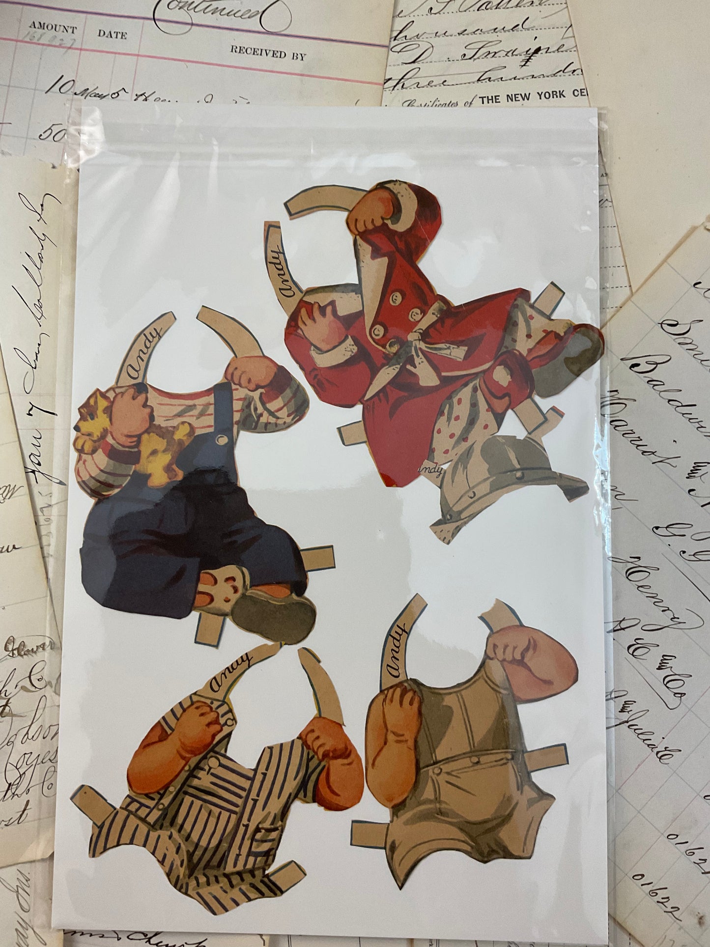 Individual Paper Dolls -Group A