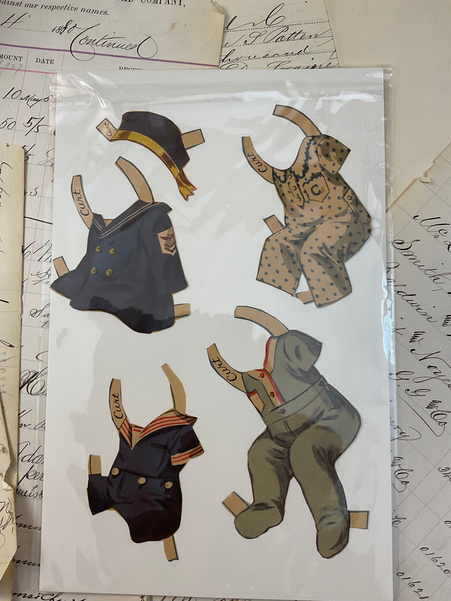 Individual Paper Dolls -Group A