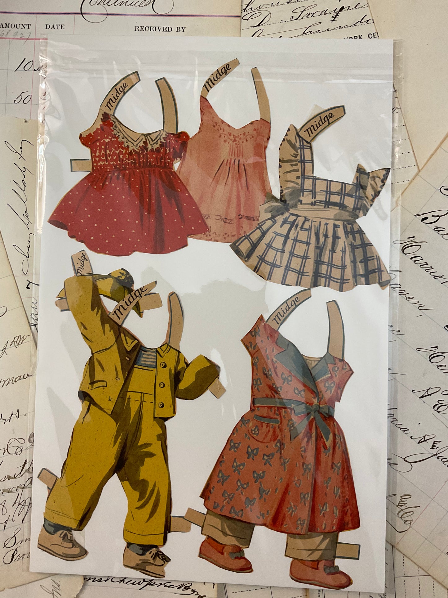 Individual Paper Dolls -Group A