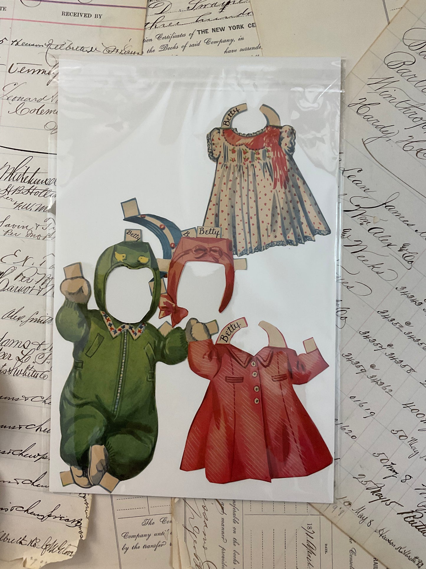 Individual Paper Dolls - Group D
