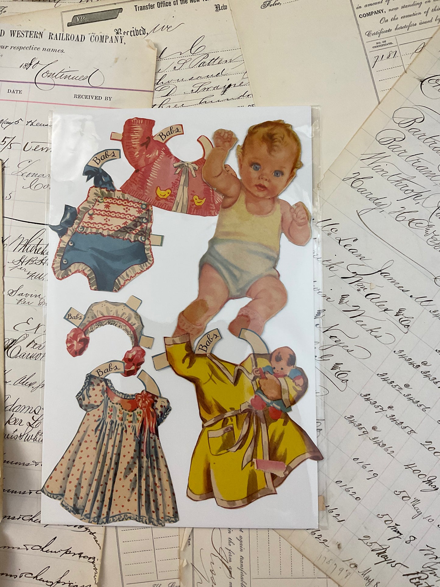 Individual Paper Dolls - Group D