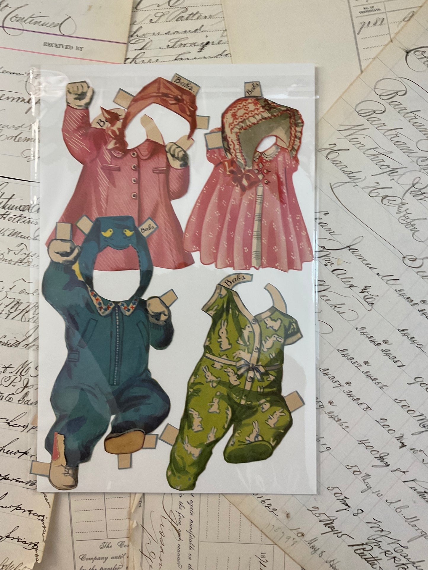 Individual Paper Dolls - Group D