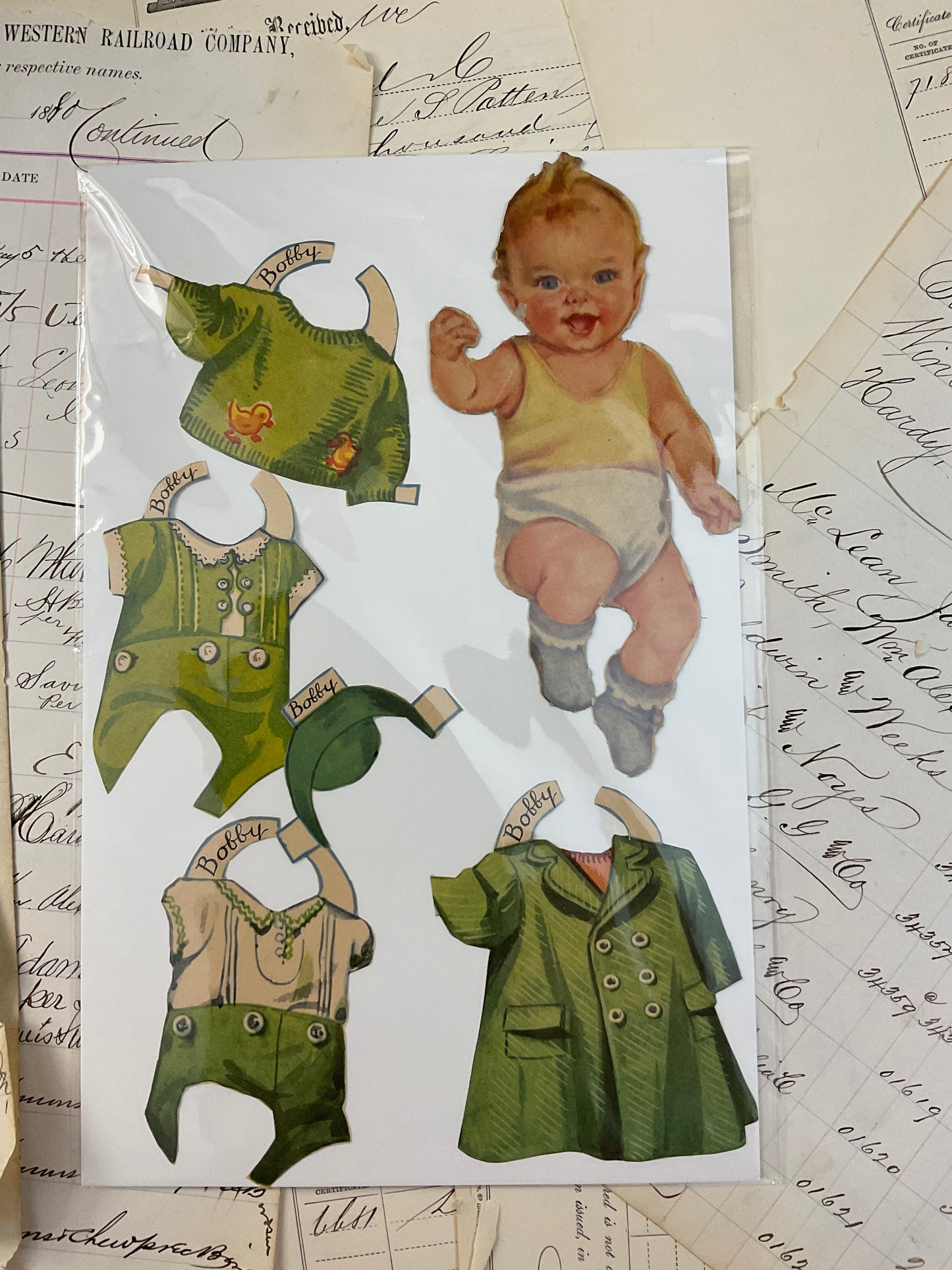 Individual Paper Dolls - Group D