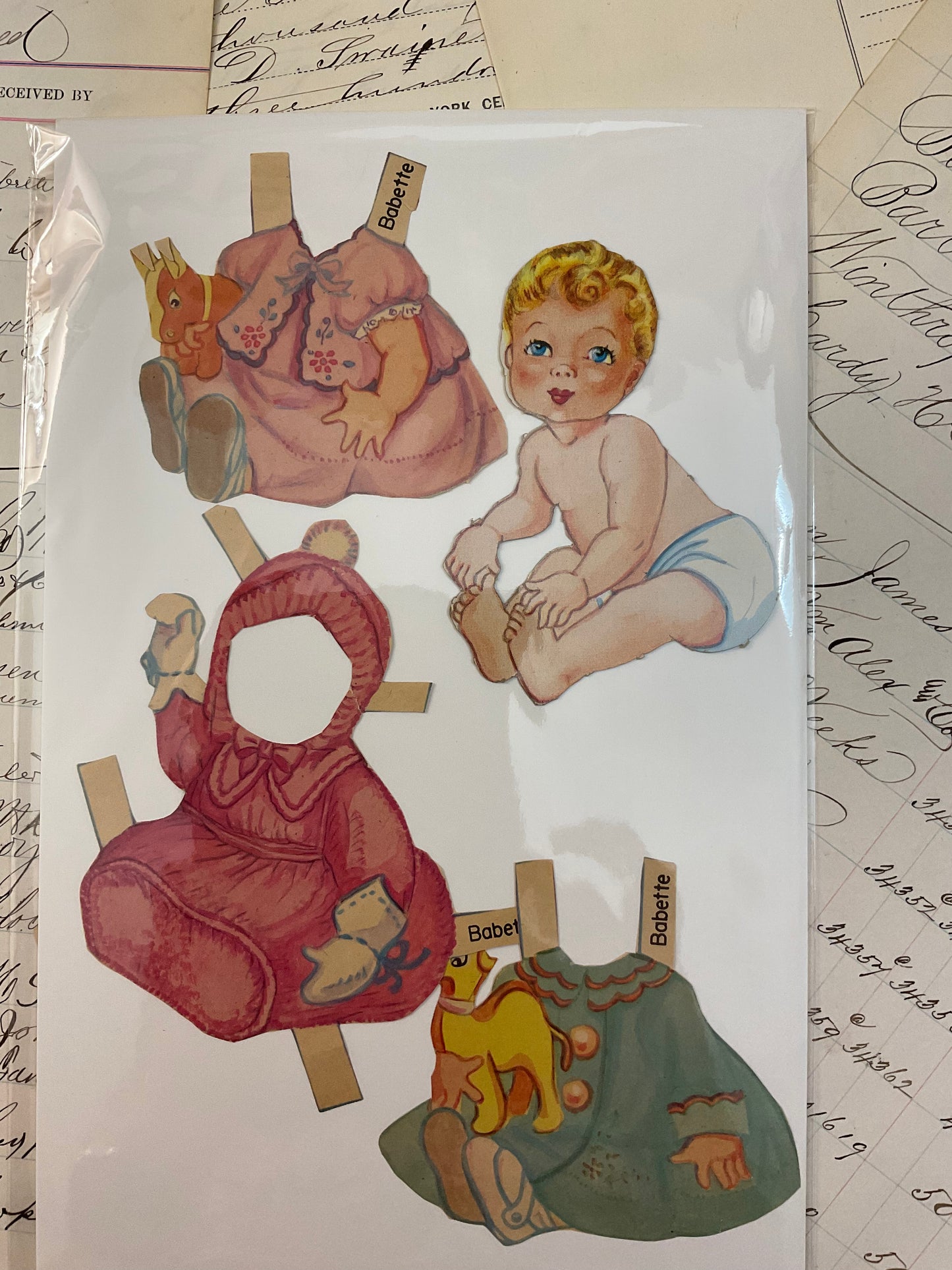 Individual Paper Dolls - Group E