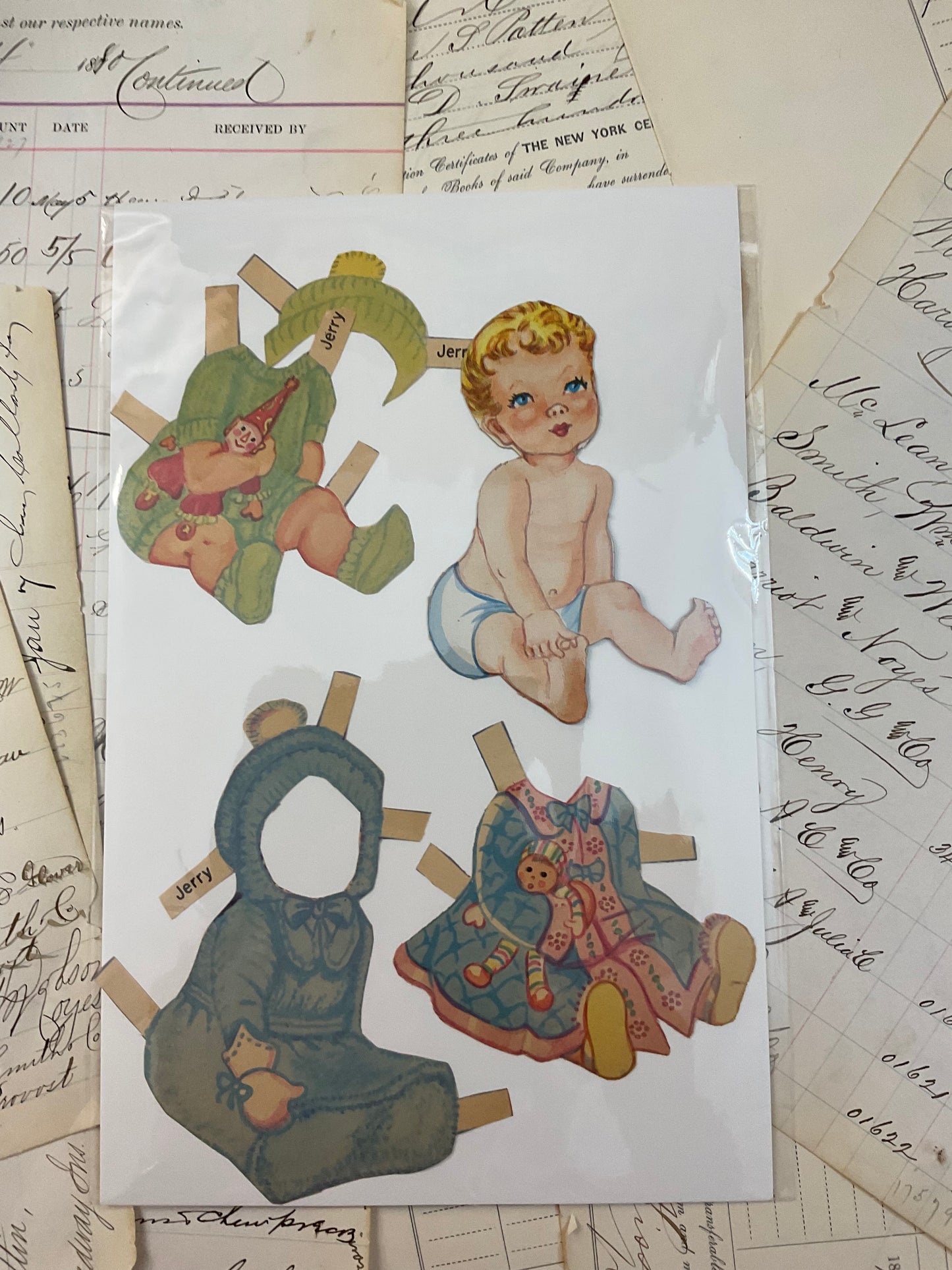 Individual Paper Dolls - Group E