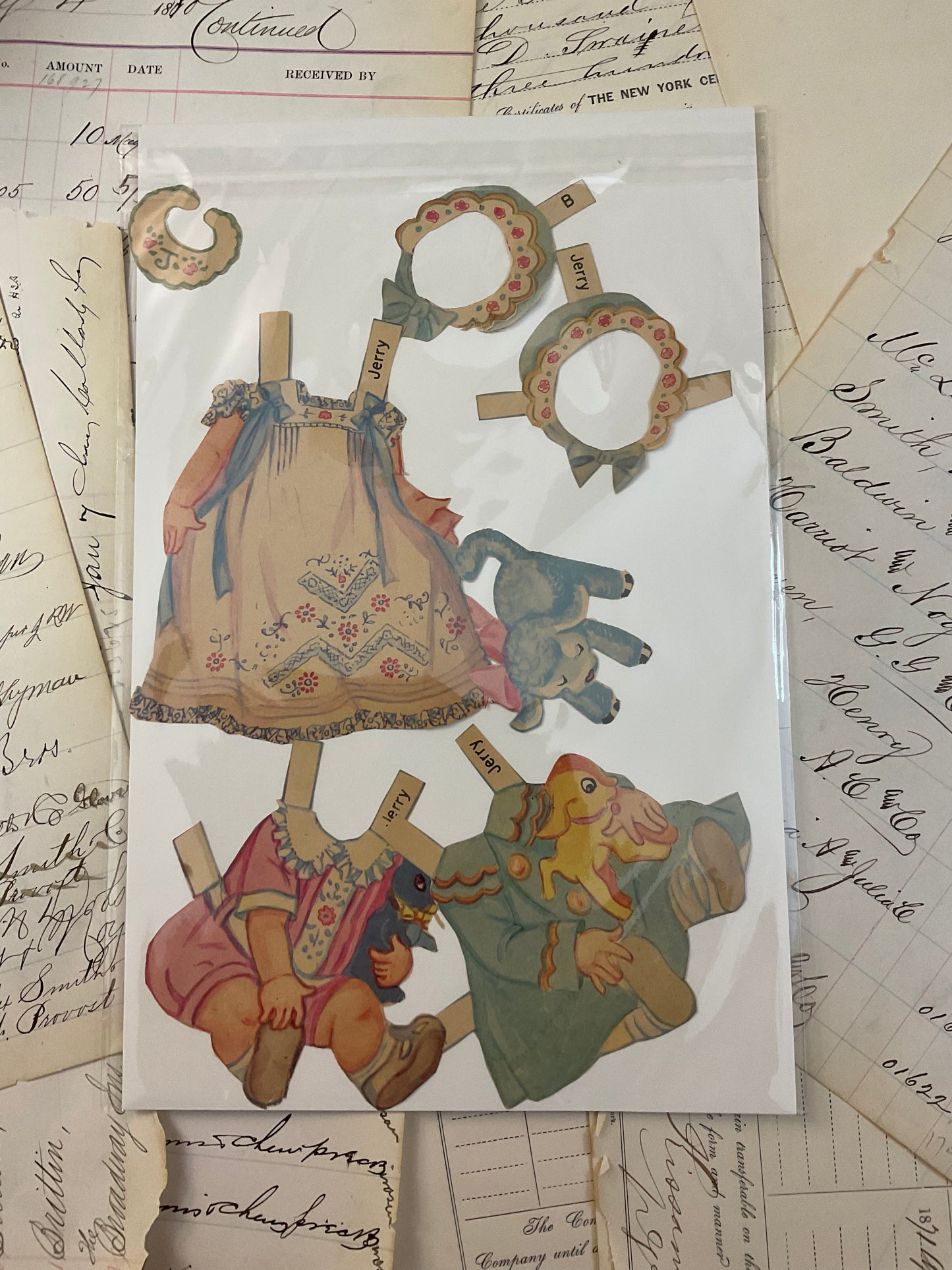 Individual Paper Dolls - Group E