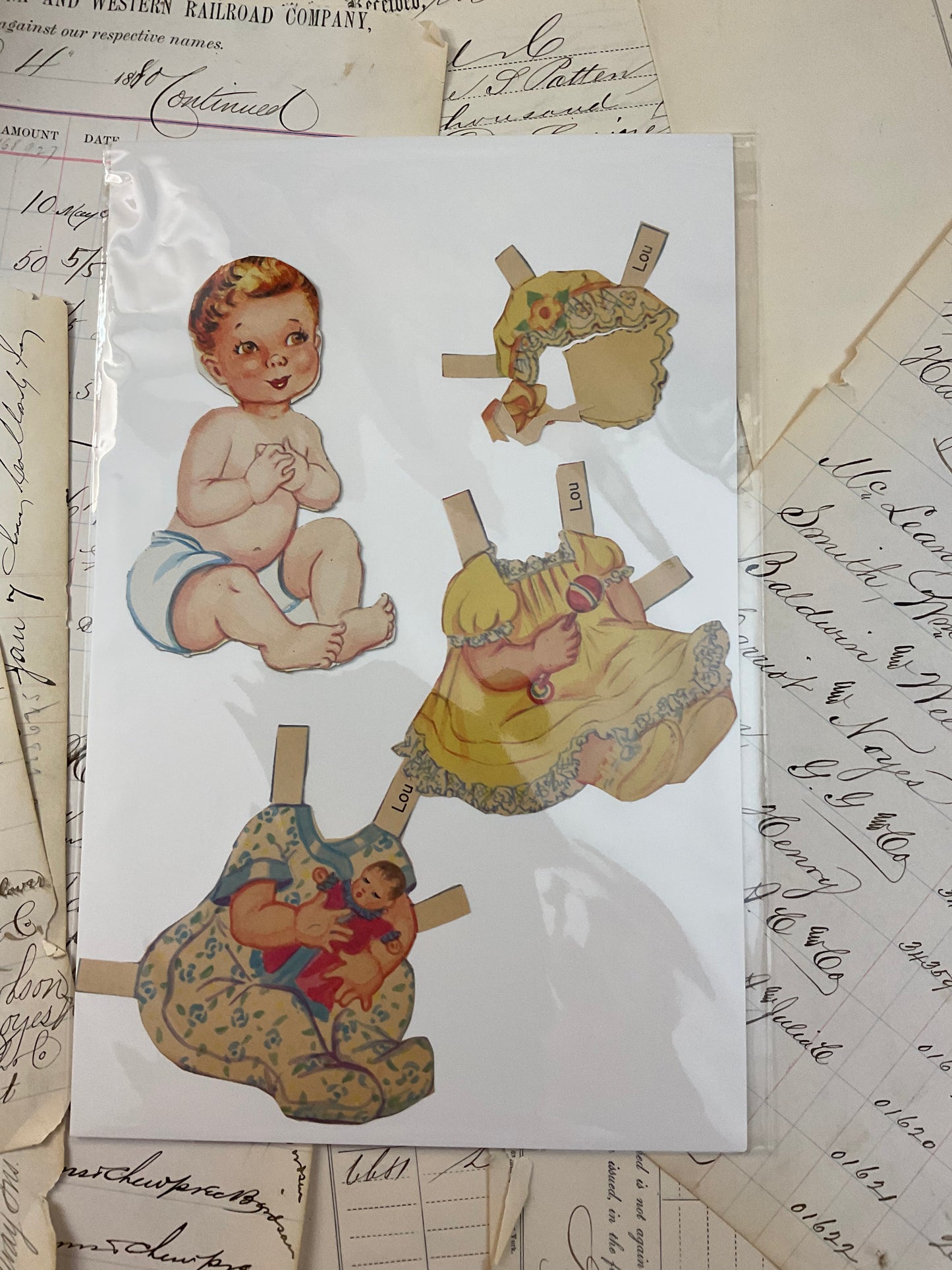 Individual Paper Dolls - Group E