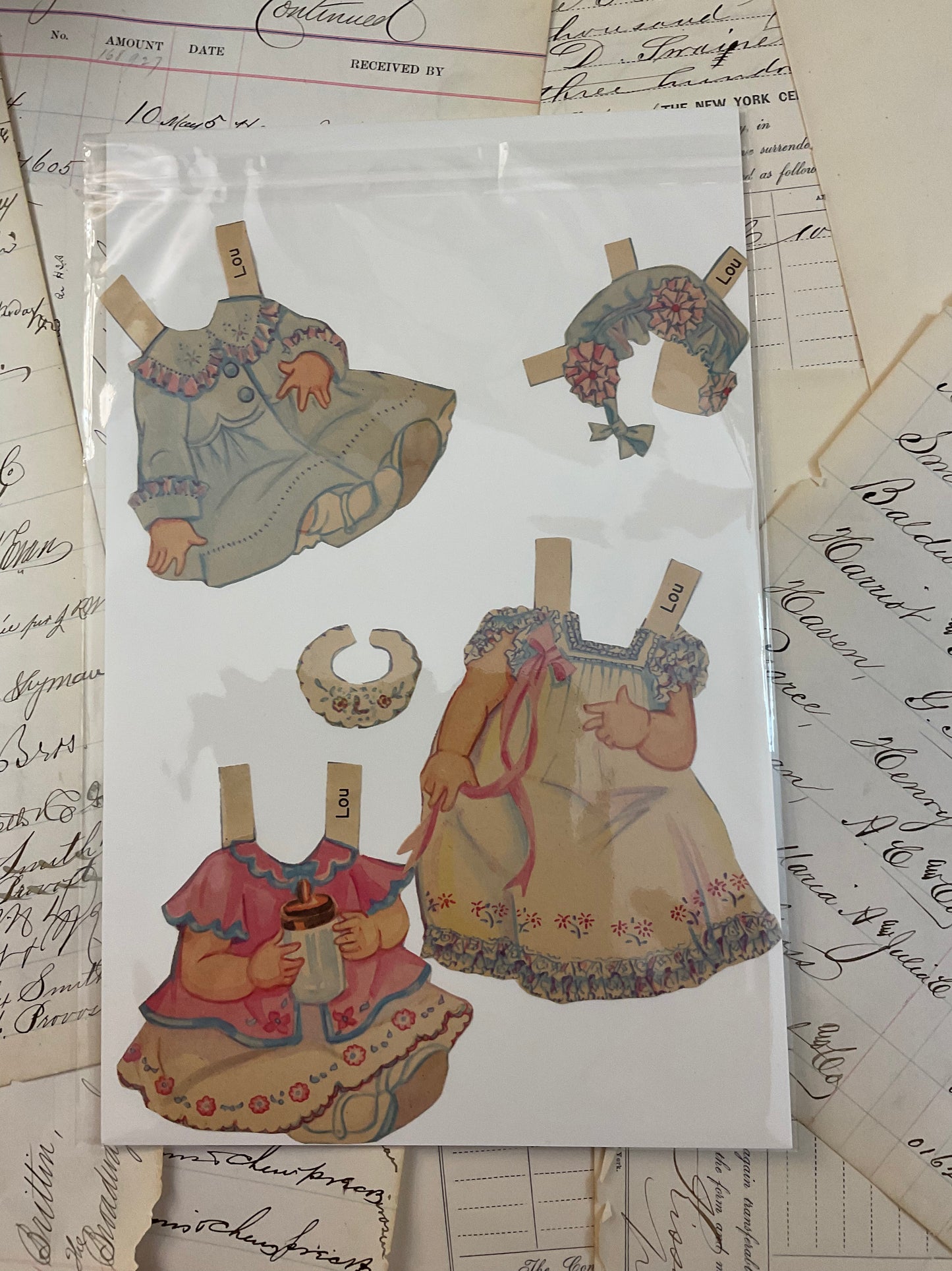 Individual Paper Dolls - Group E