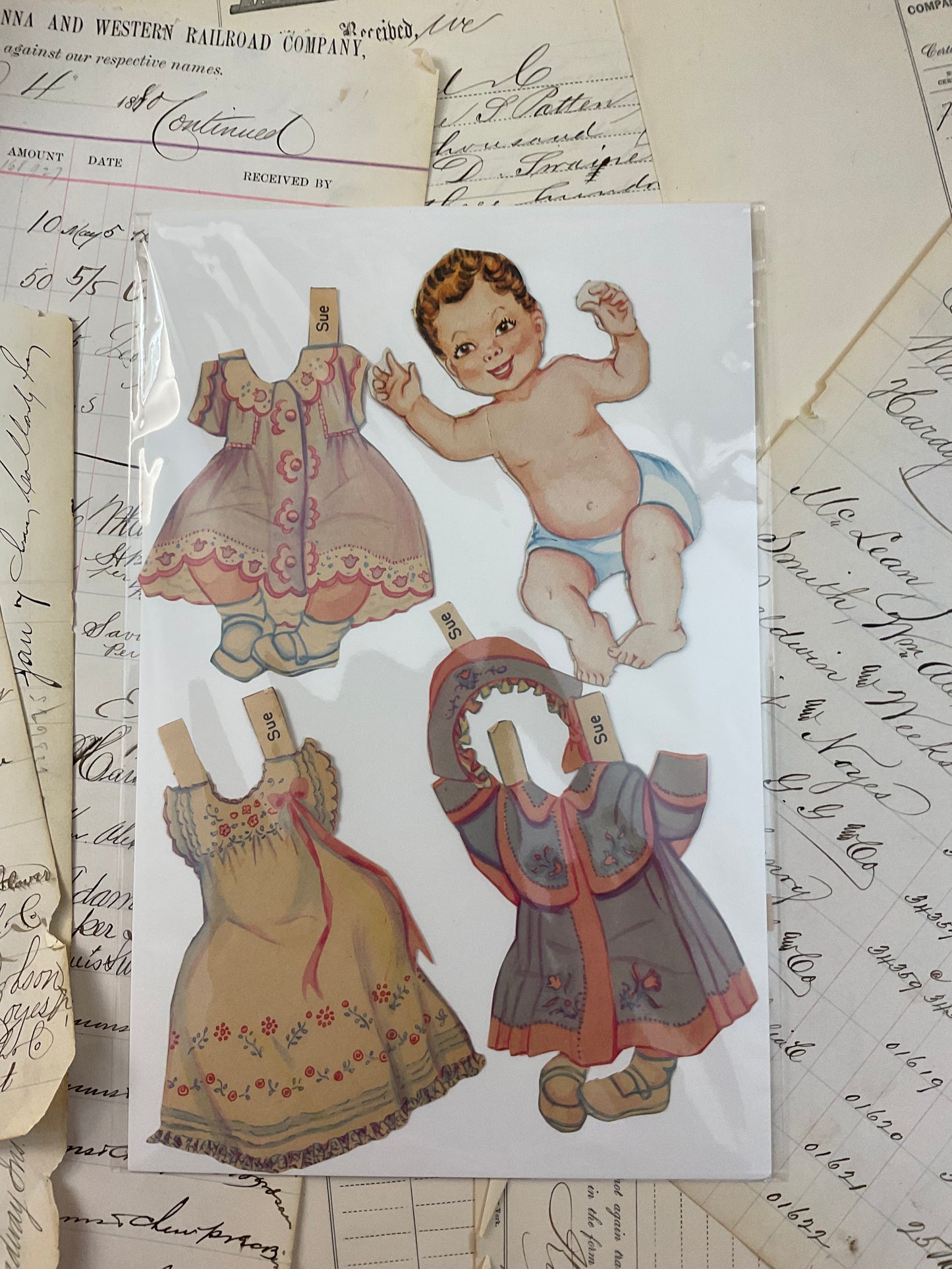 Individual Paper Dolls - Group E