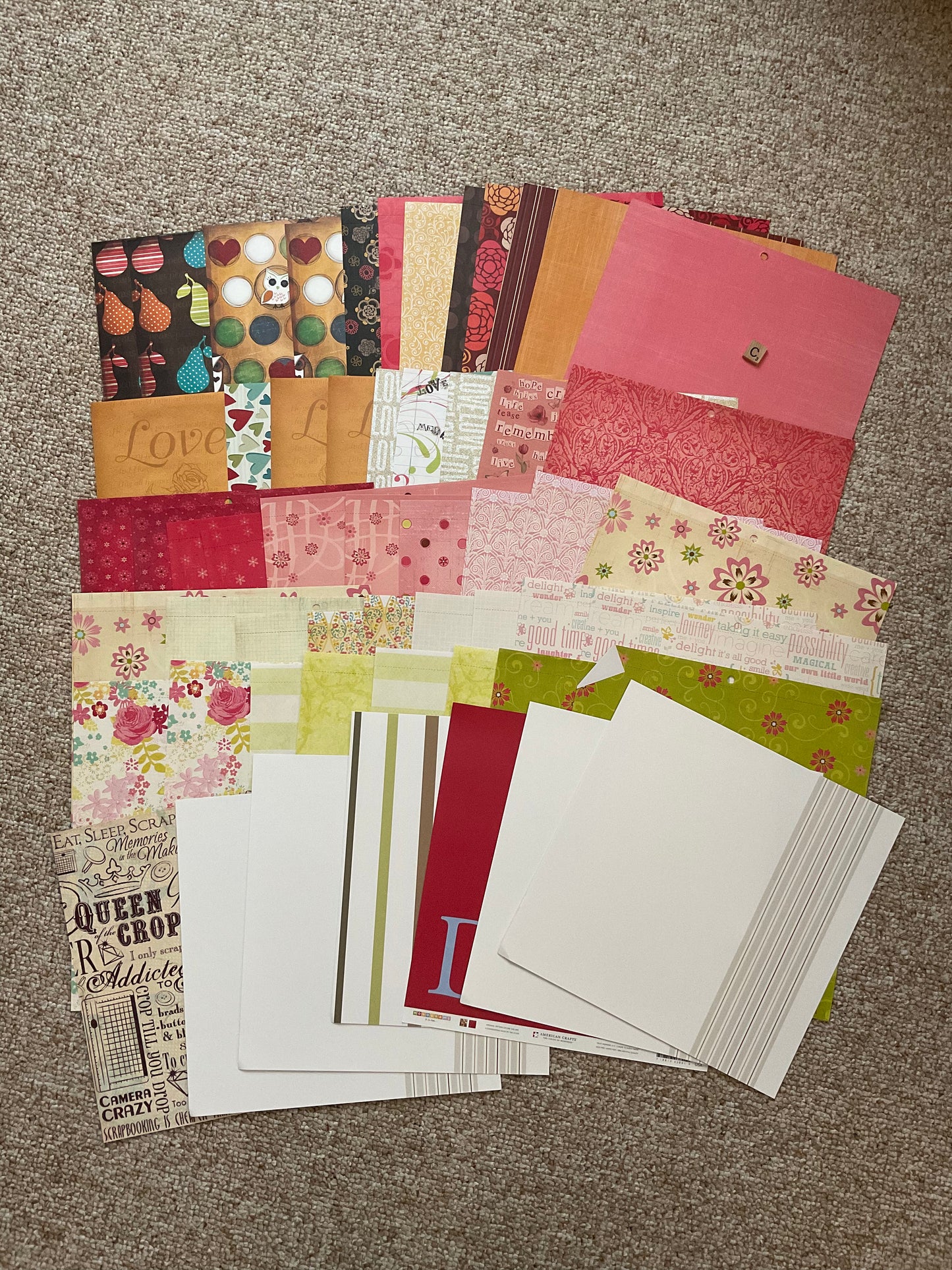 50+ scrapbook Paper 12 x 12