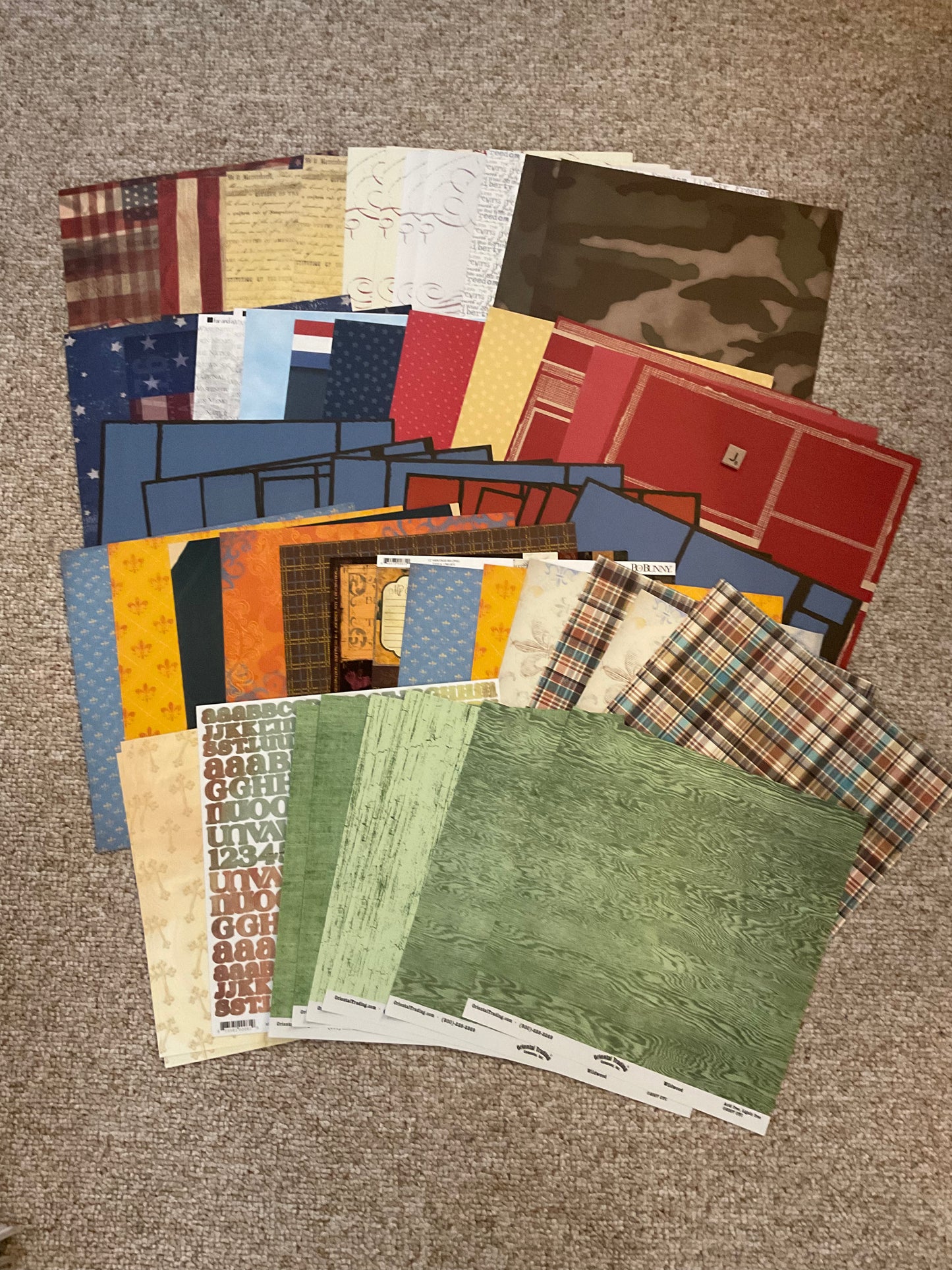 50+ scrapbook Paper 12 x 12
