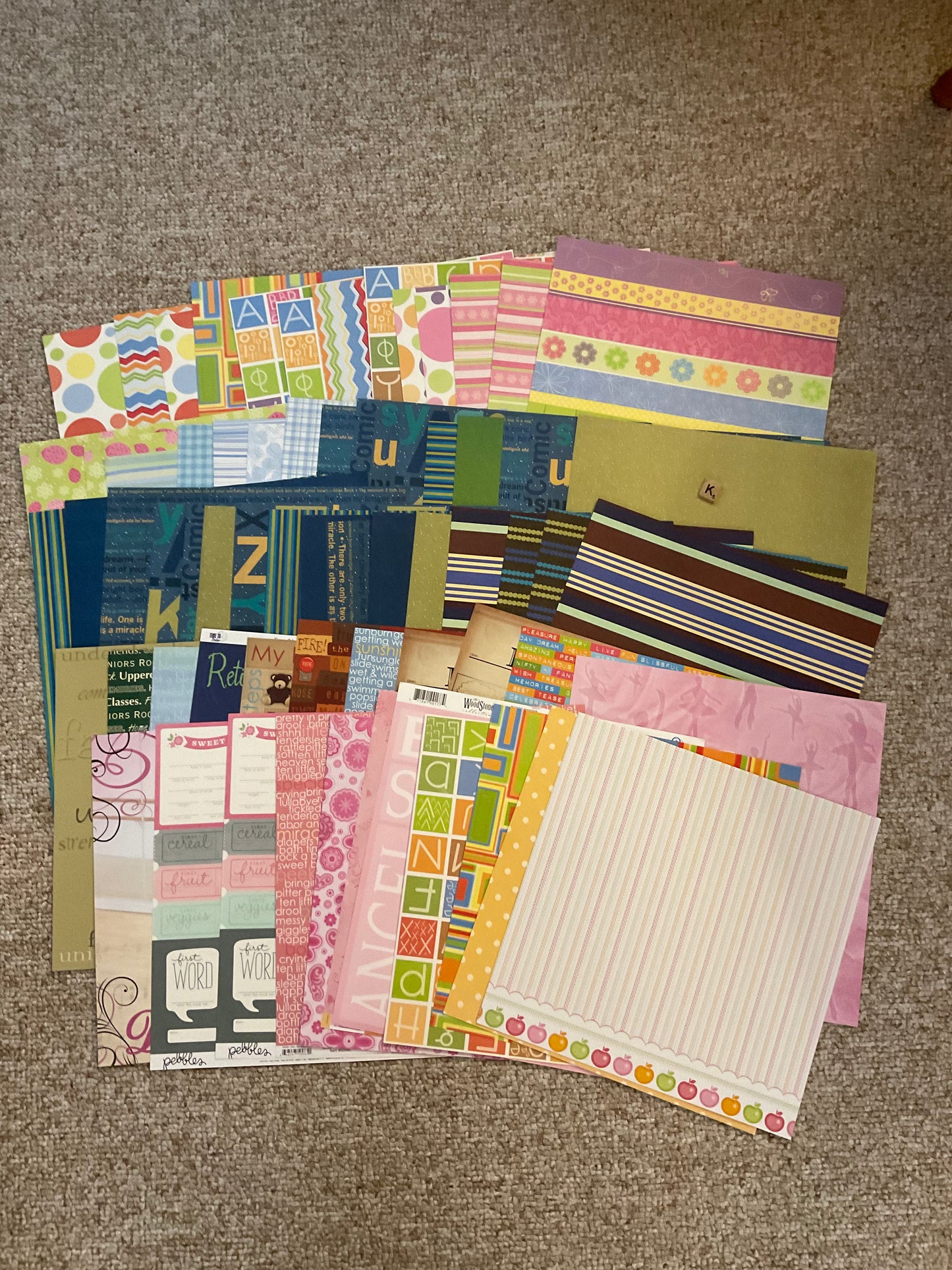 50+ scrapbook Paper 12 x 12