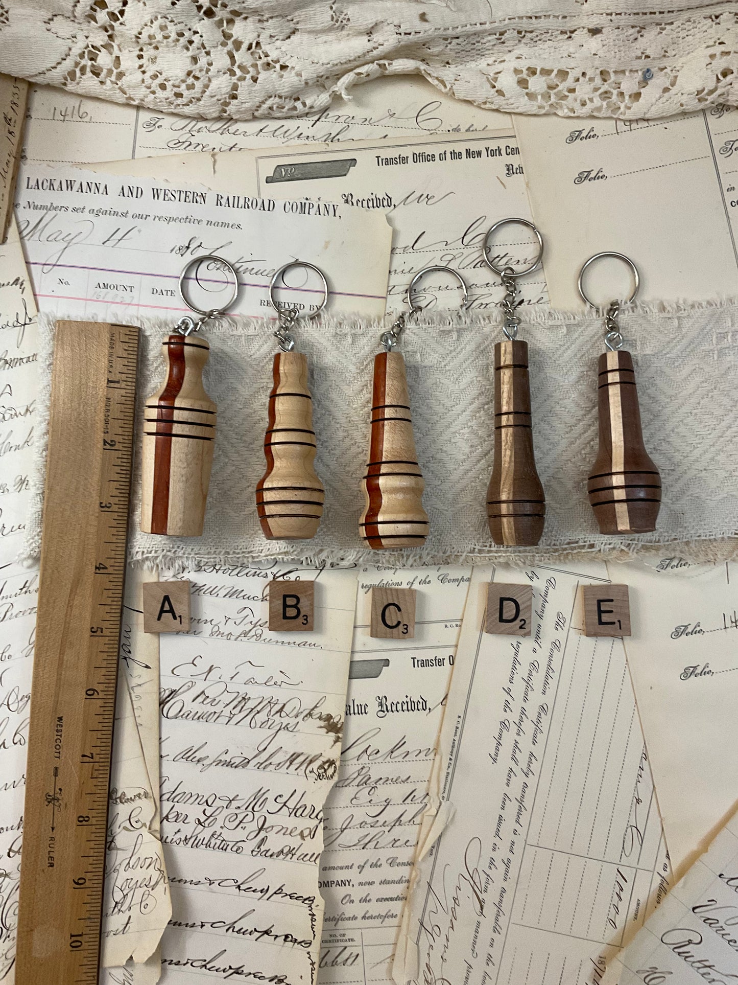 Wooden Keychains